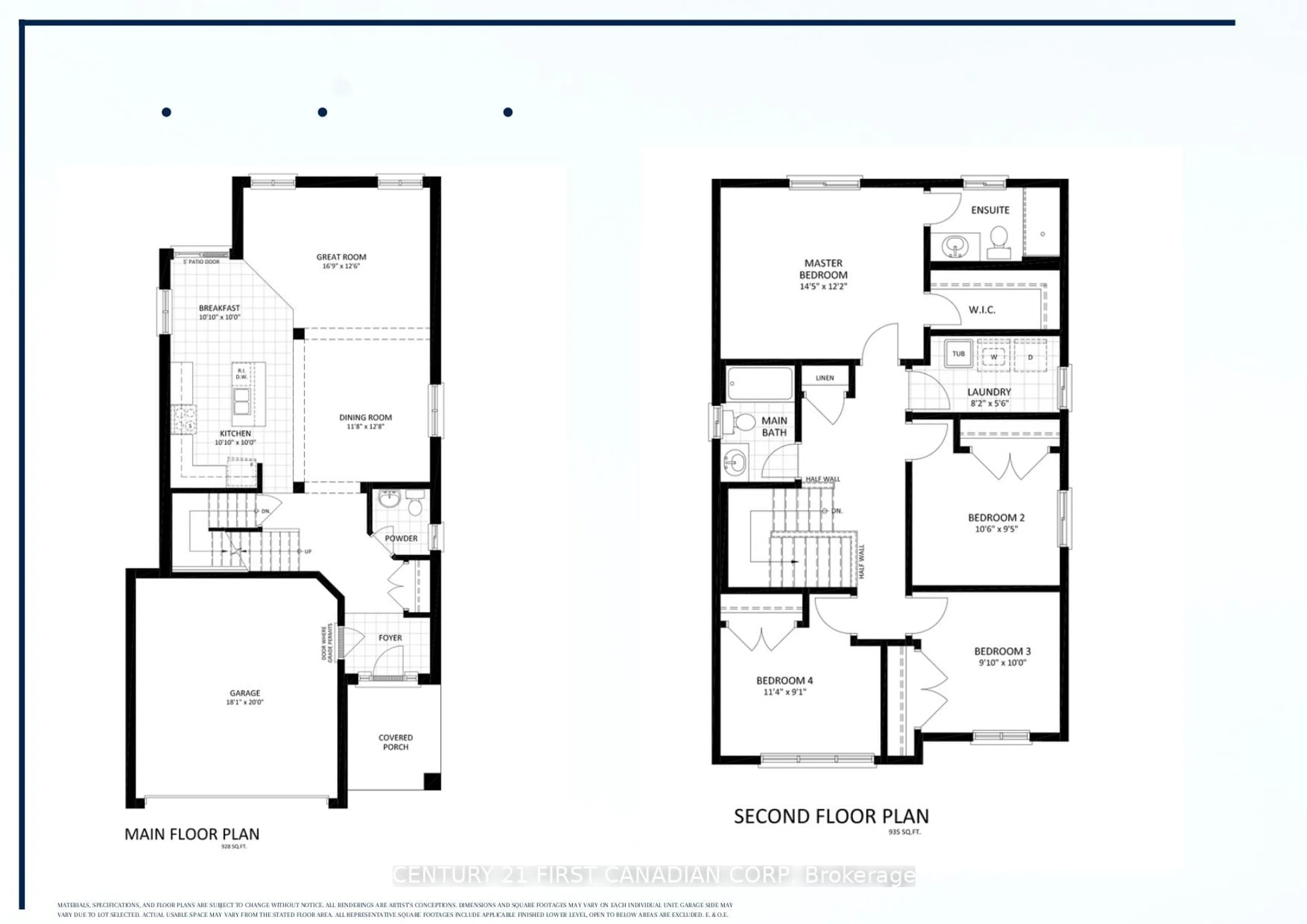 Floor plan for 125 Holloway Tr, Middlesex Centre Ontario N0M 2A0