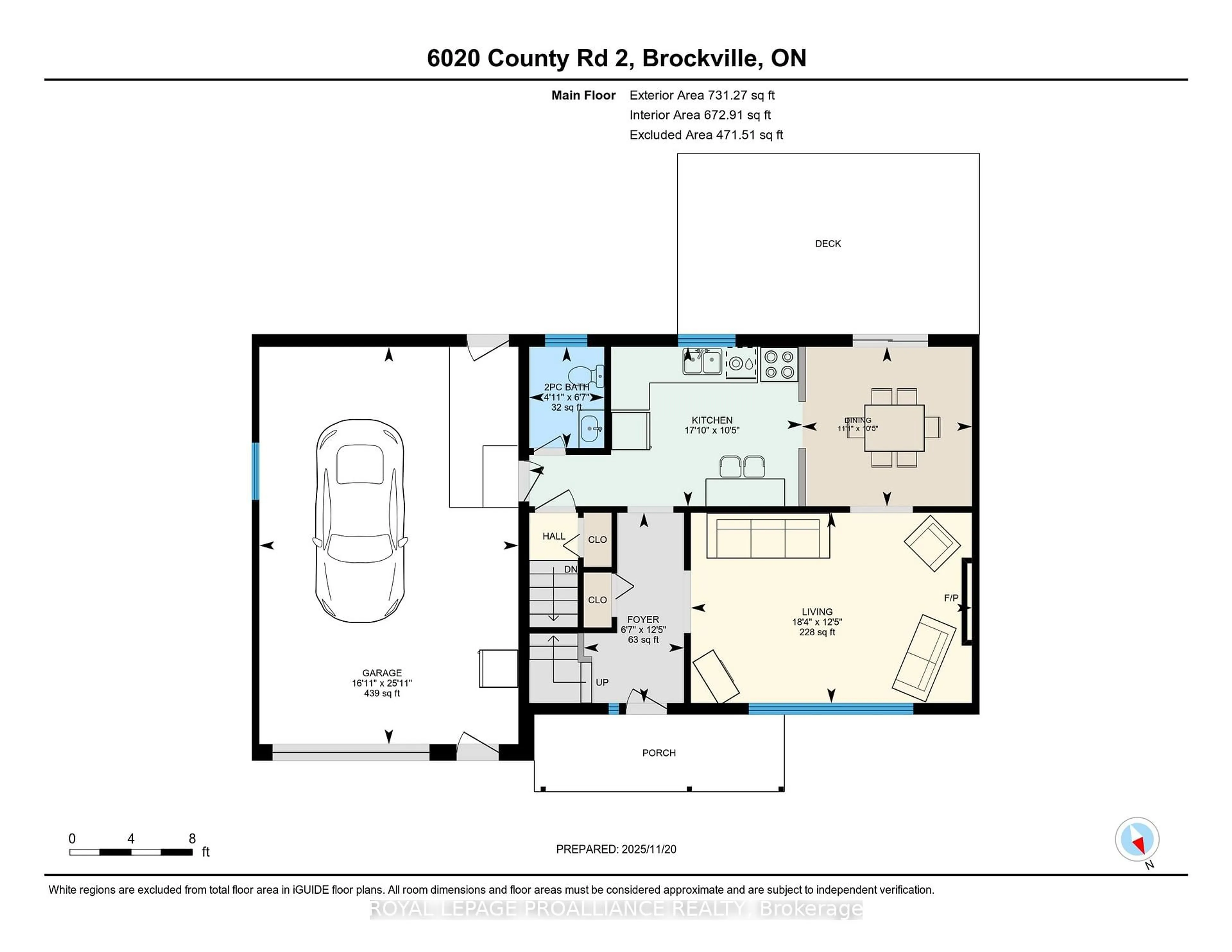 Floor plan for 6020 County Road 29 Highway, Elizabethtown-Kitley Ontario K6V 5T4