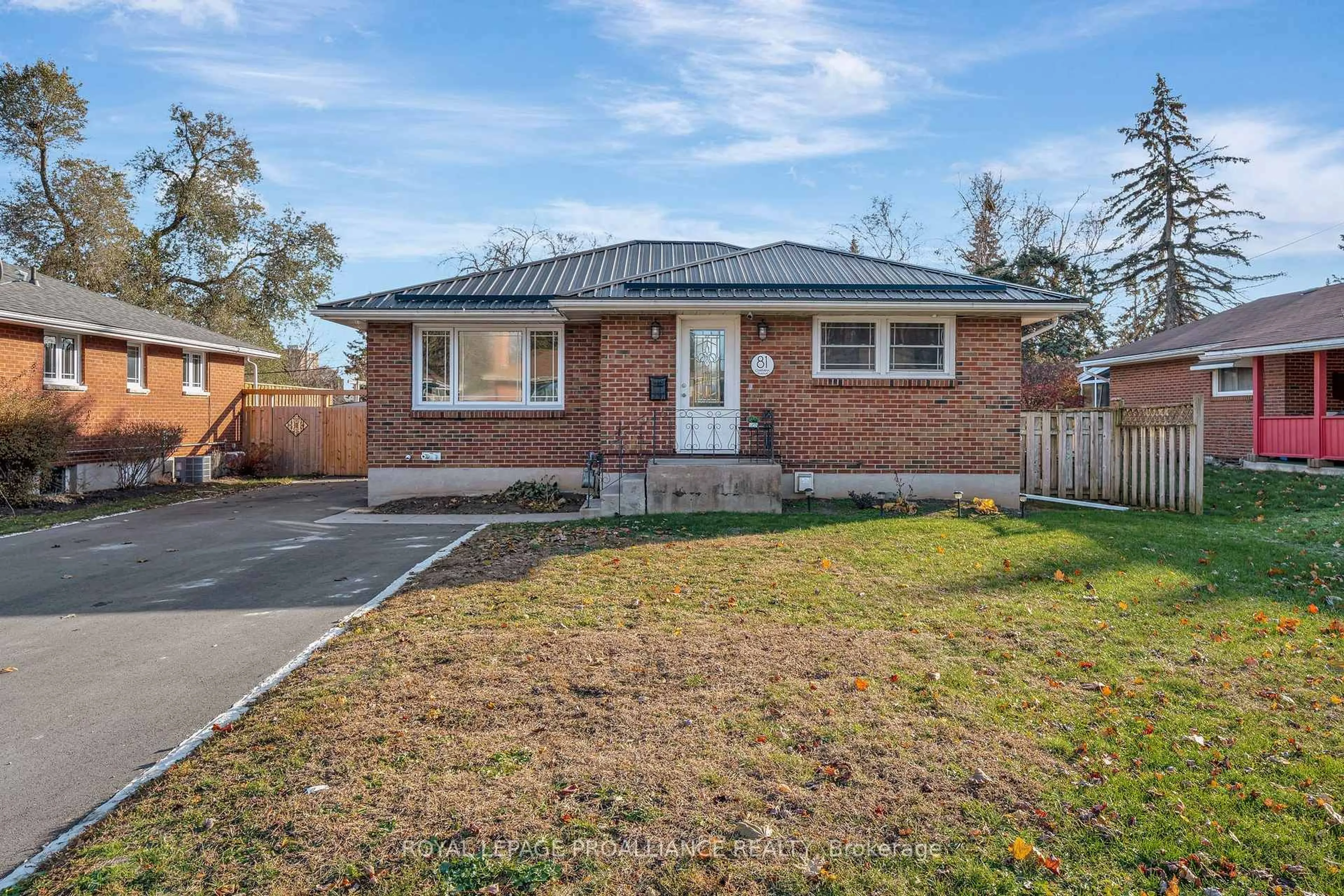 Home with brick exterior material, street for 81 CRESTVIEW Ave, Belleville Ontario K8N 1W6