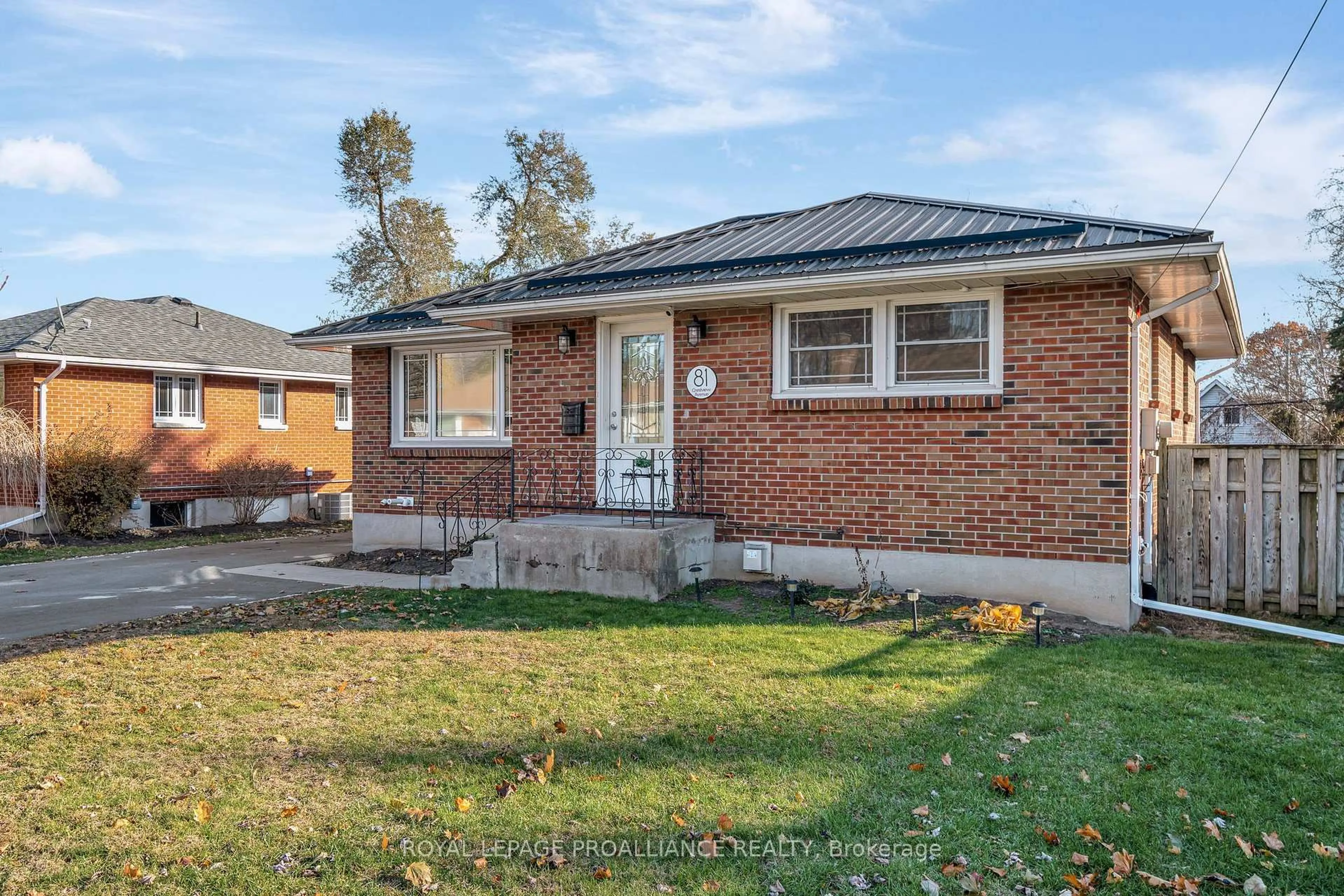 Home with brick exterior material, street for 81 CRESTVIEW Ave, Belleville Ontario K8N 1W6