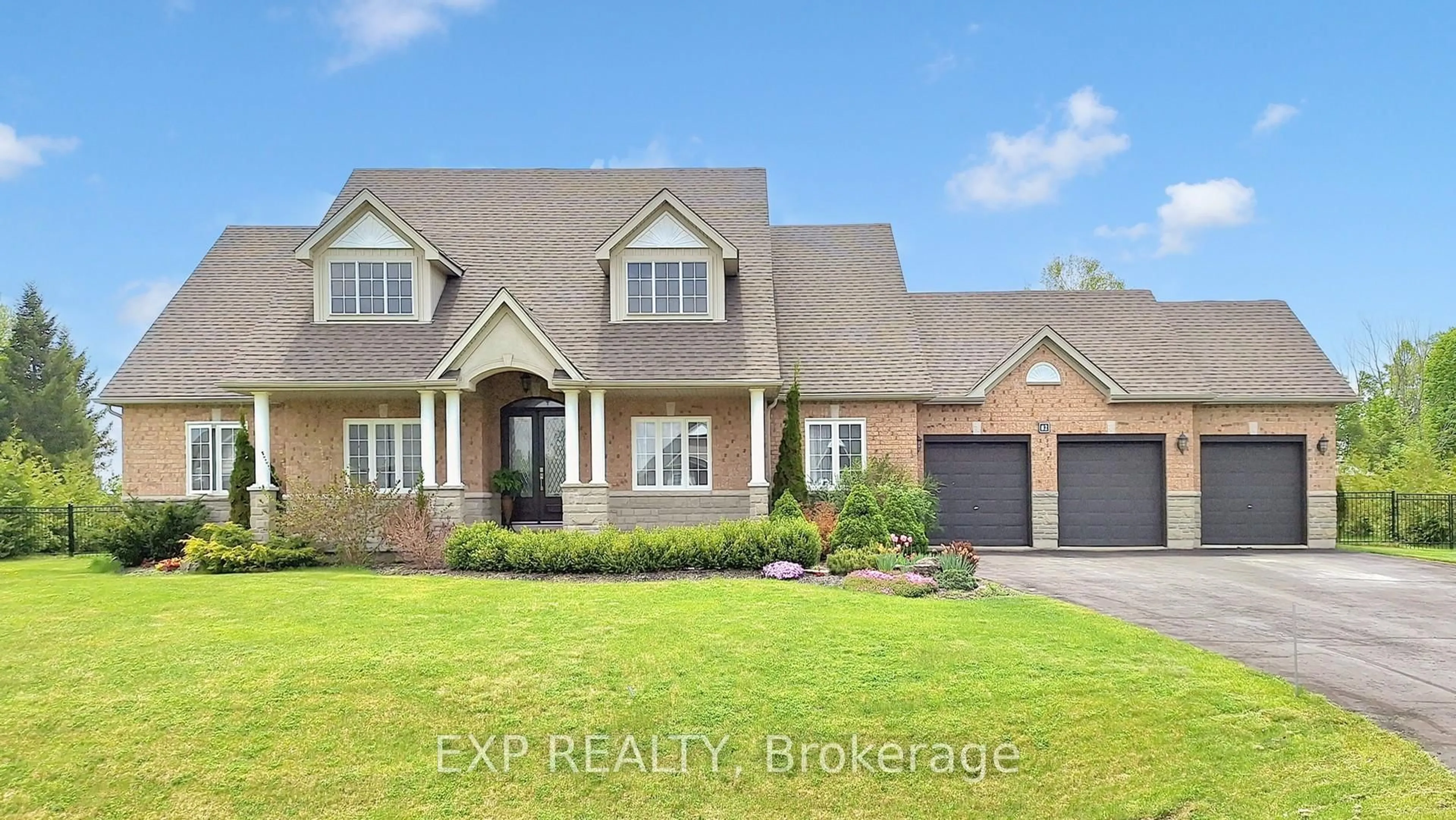 Home with brick exterior material, street for 42 Somerville Cres, Mulmur Ontario L0N 1M0