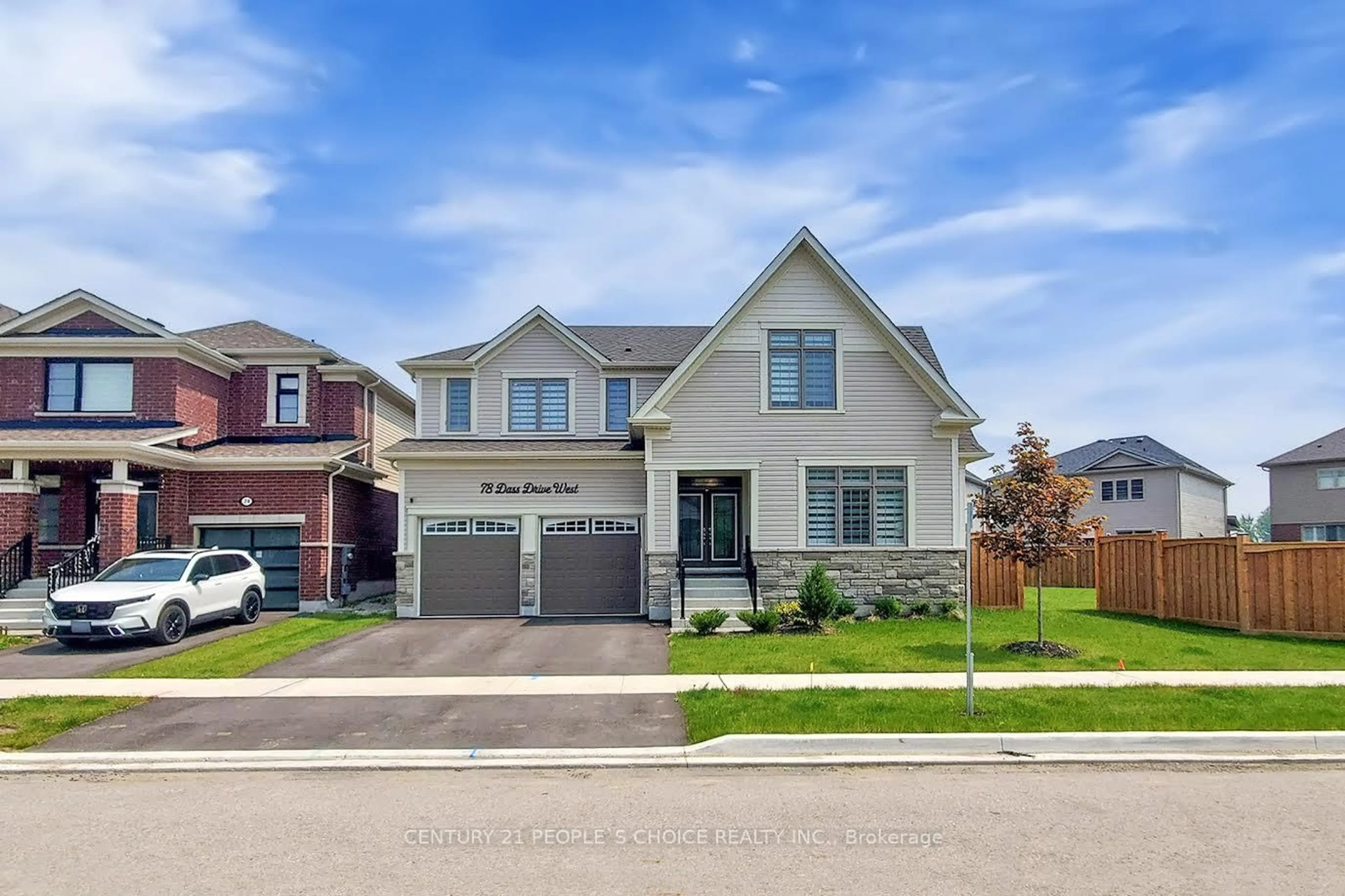 Home with brick exterior material, street for 78 Dass Dr, Centre Wellington Ontario N1M 0H9