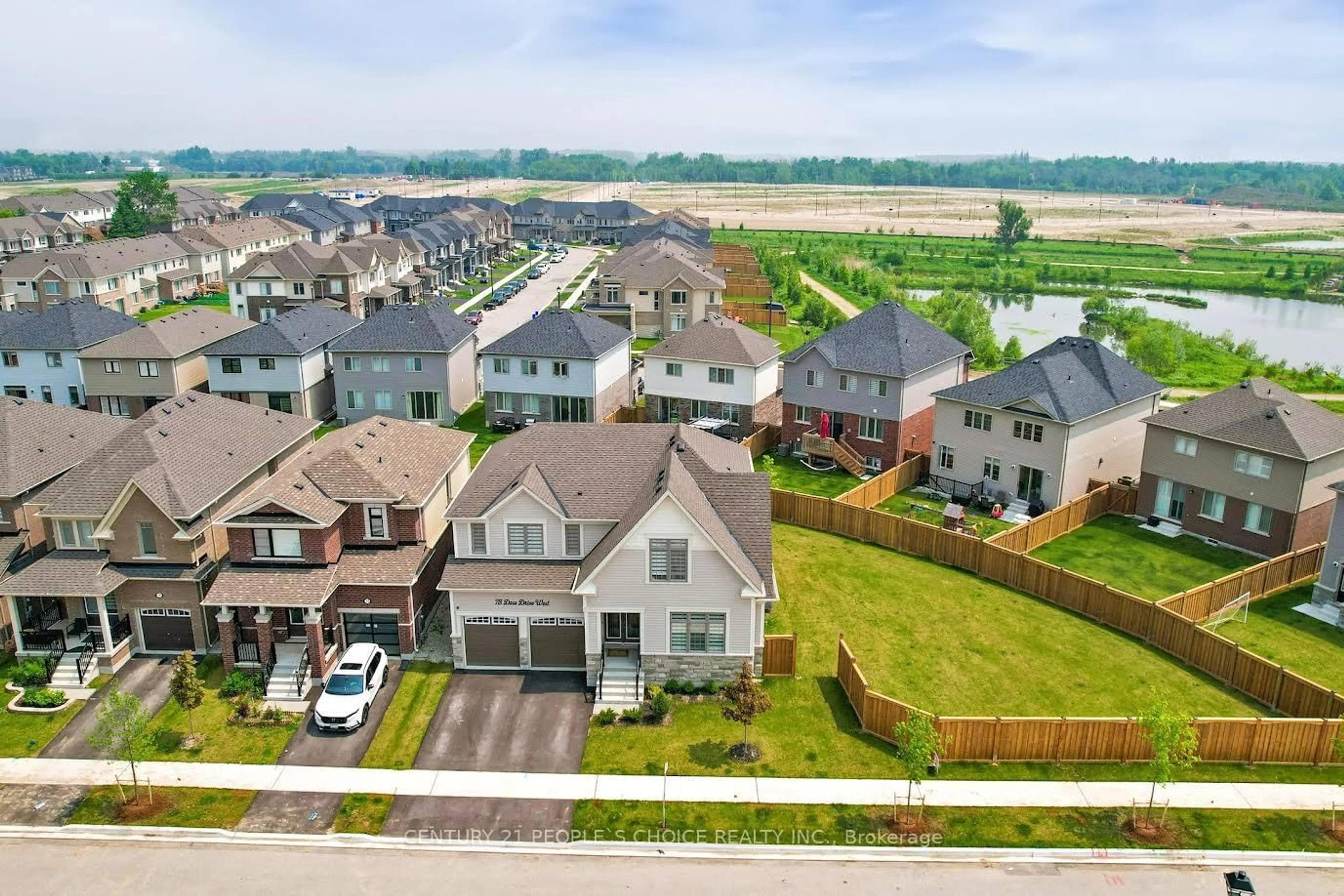 A pic from outside/outdoor area/front of a property/back of a property/a pic from drone, street for 78 Dass Dr, Centre Wellington Ontario N1M 0H9