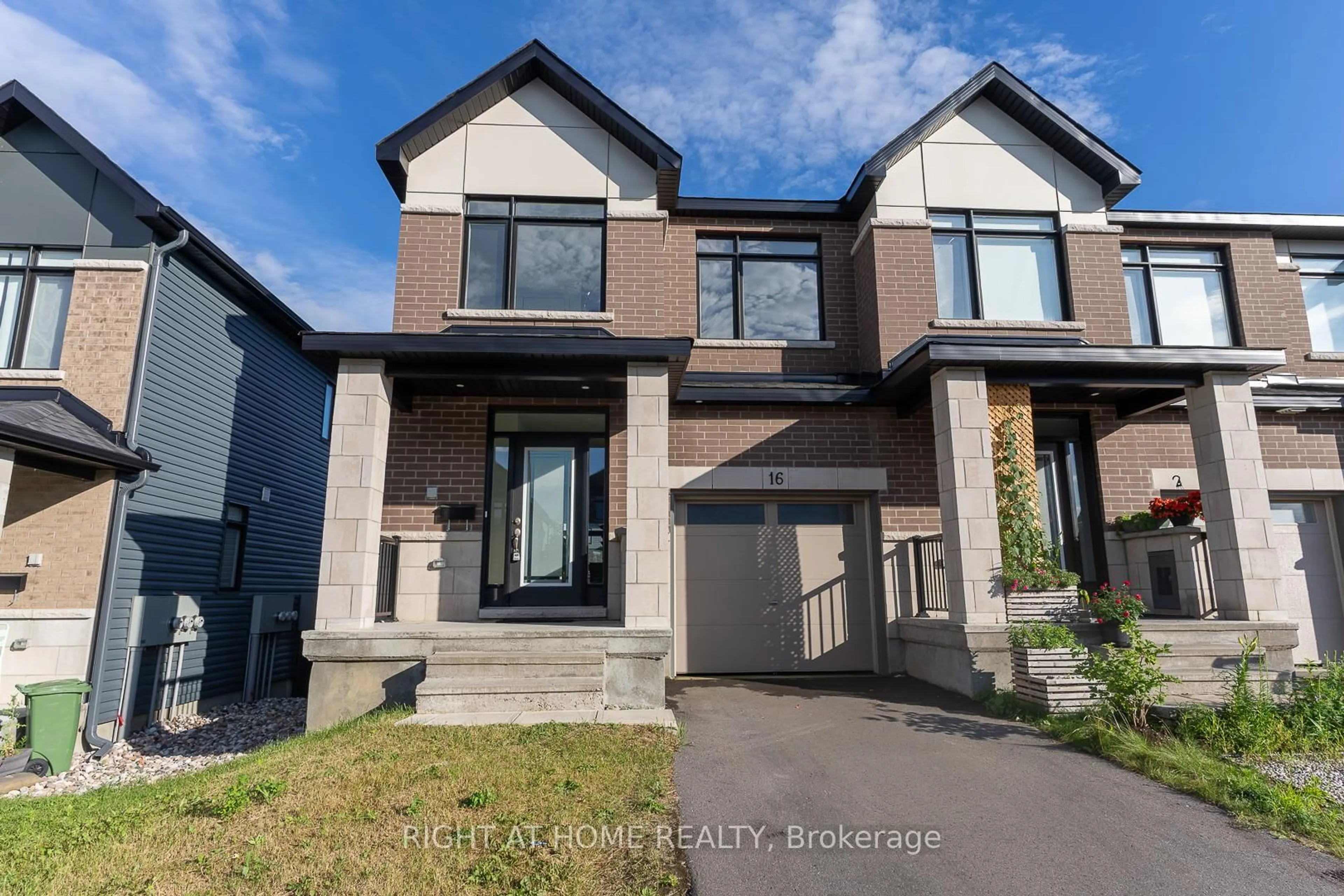 Home with brick exterior material, street for 16 Nettle Cres, Ottawa Ontario K1T 0W8