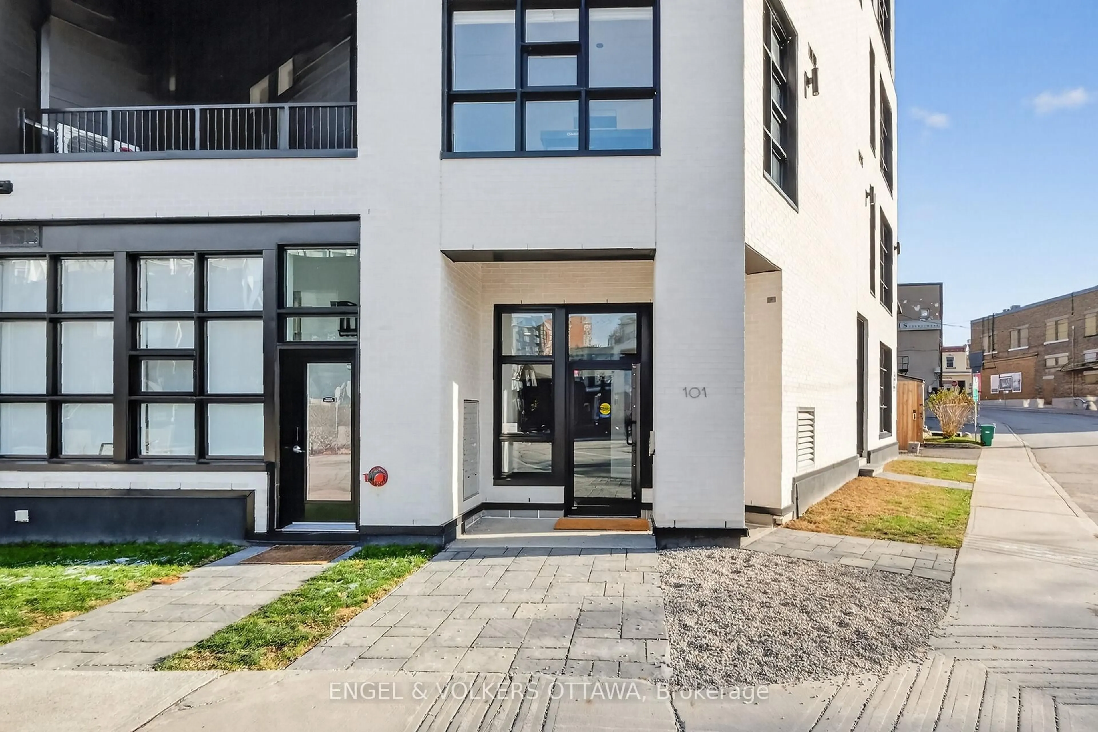 Home with brick exterior material, street for 101 Pinhey St #105, Ottawa Ontario K1Y 1T7