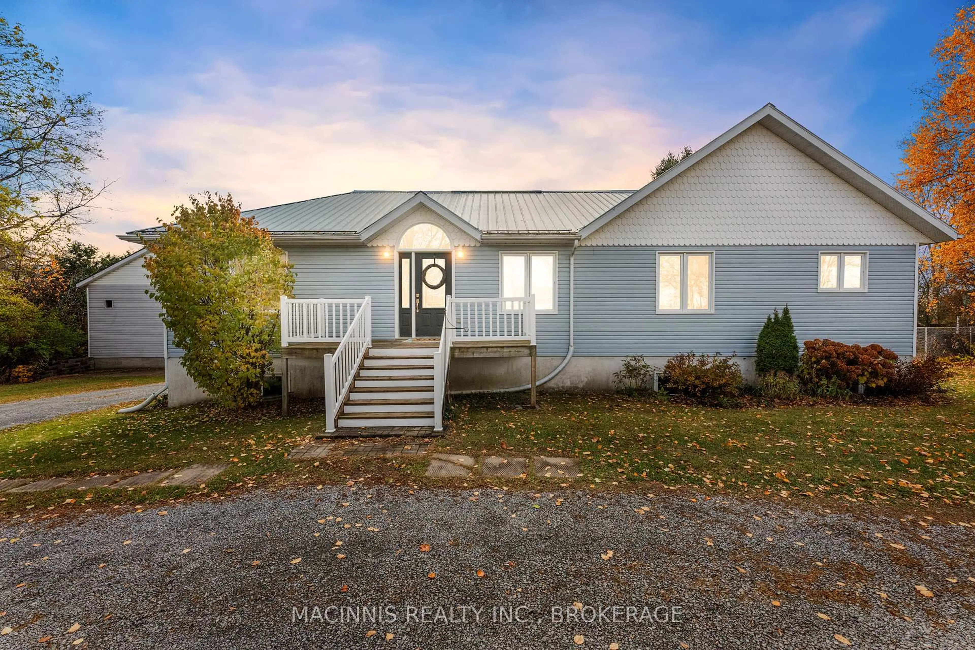 A pic from outside/outdoor area/front of a property/back of a property/a pic from drone, unknown for 2040 Keeley Rd, Sydenham Ontario K0H 2T0