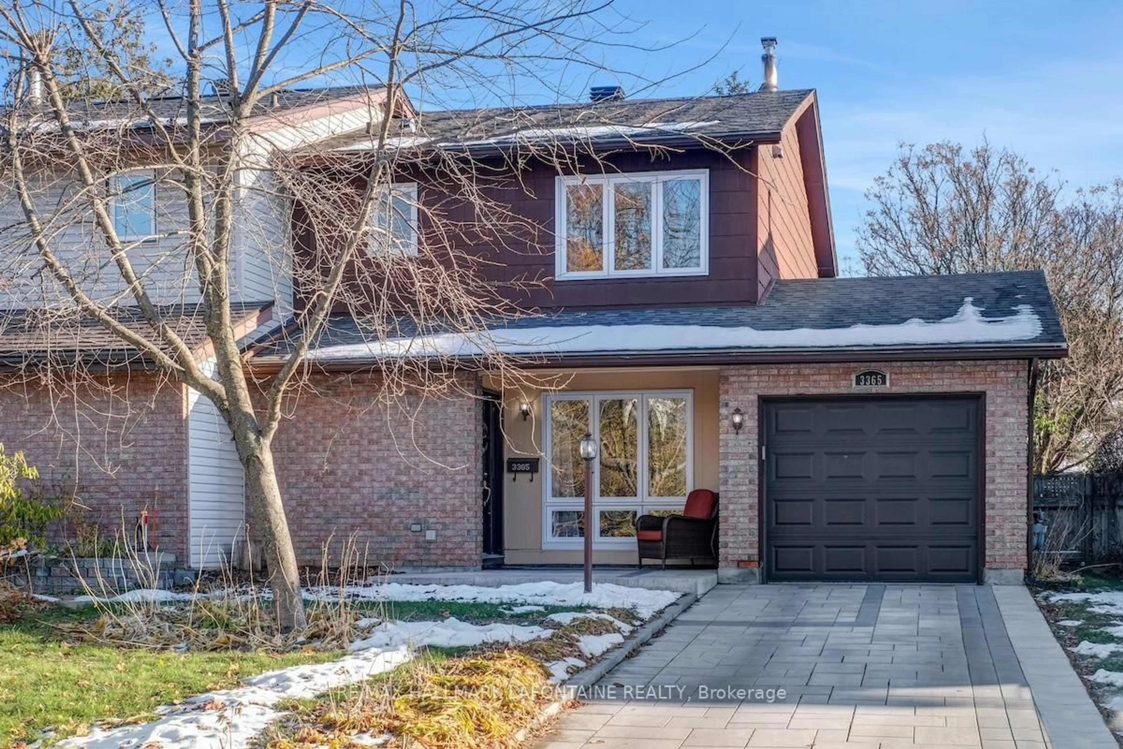 Home with brick exterior material, street for 3365 D'Aoust Ave, Ottawa Ontario K1T 1P3