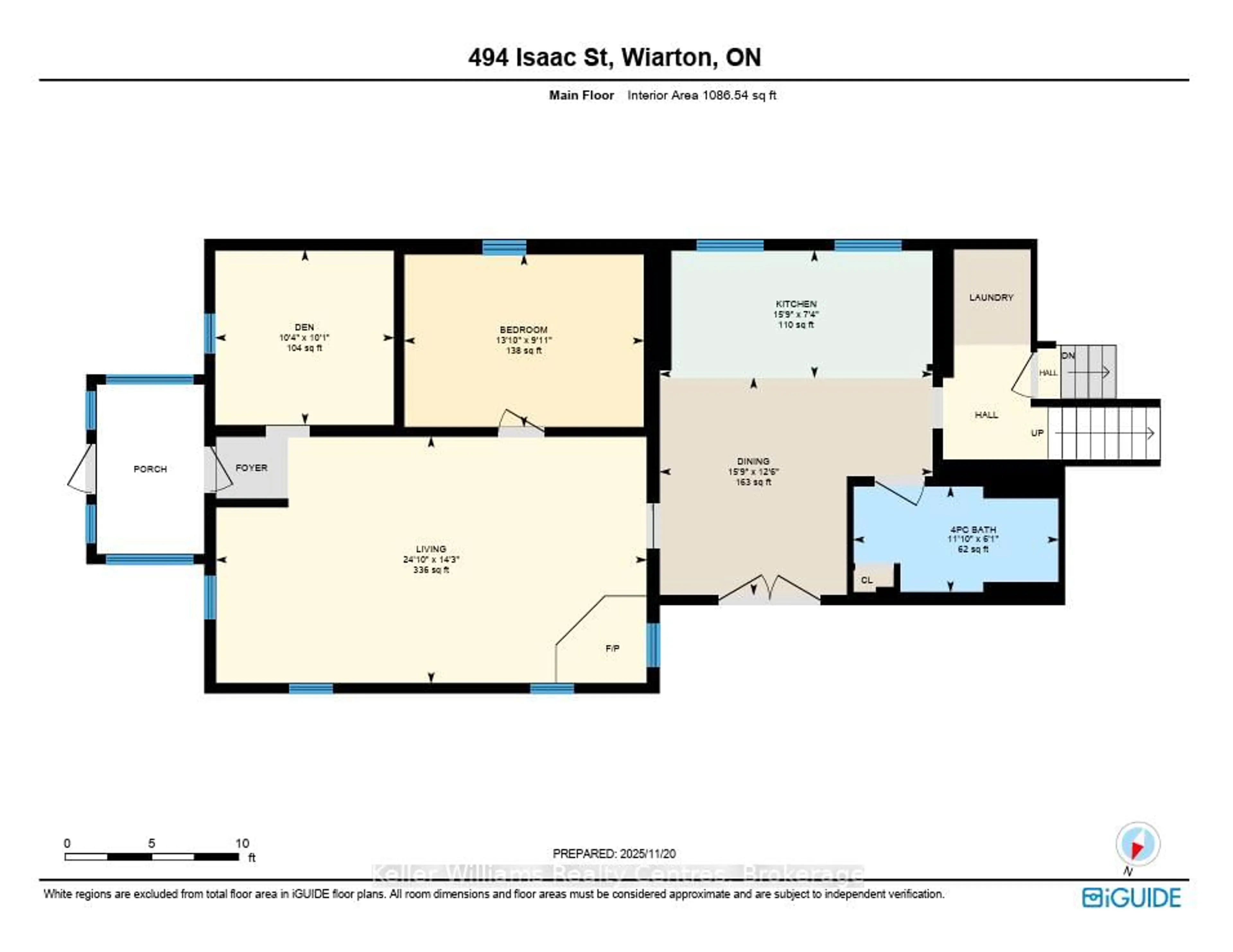 Floor plan for 494 Isaac St, South Bruce Peninsula Ontario N0H 2T0
