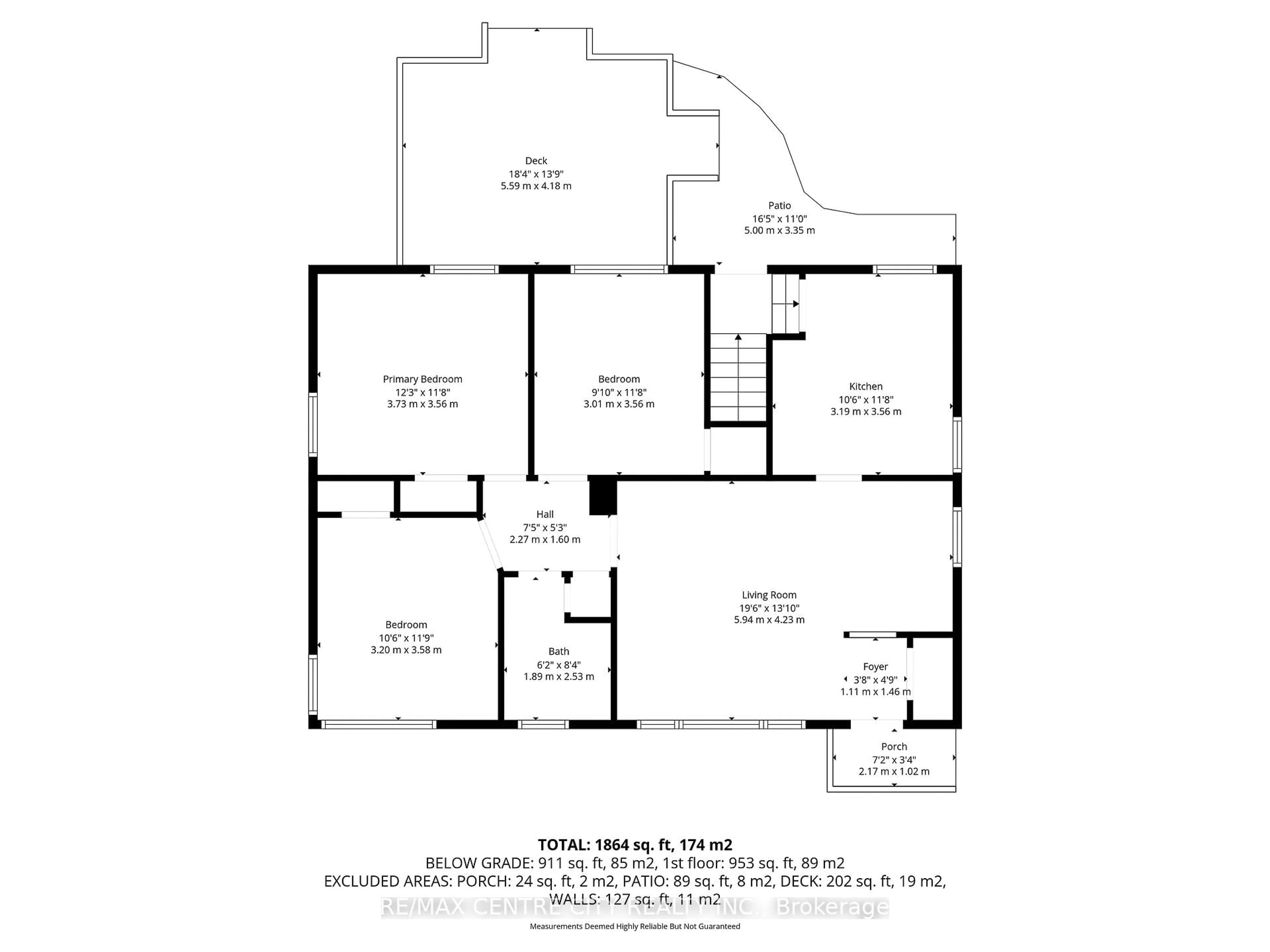 Floor plan for 4 Brant Ave, St. Thomas Ontario N5R 1Z4