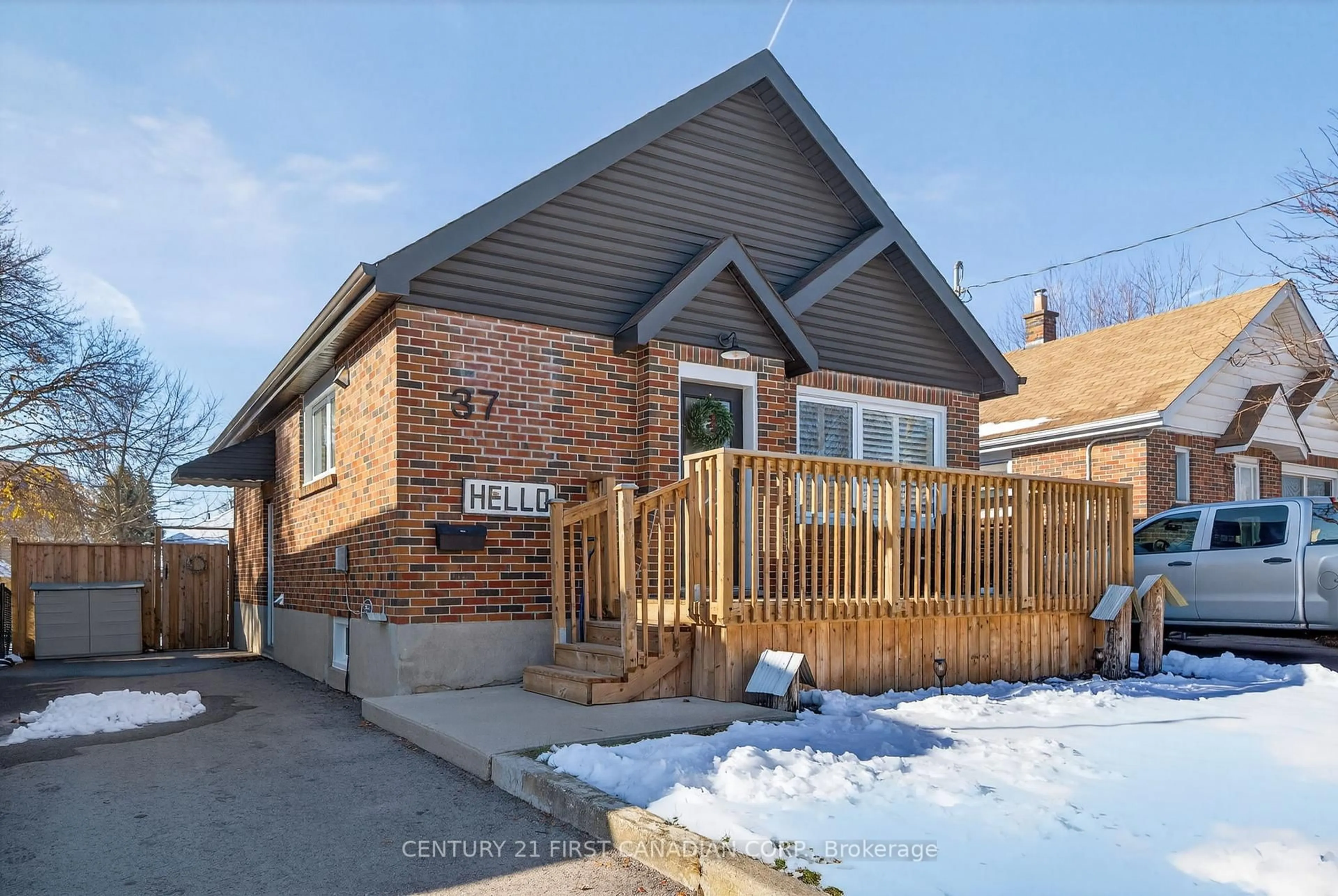 Home with brick exterior material, street for 37 Tennyson St, London East Ontario N5Z 2K6