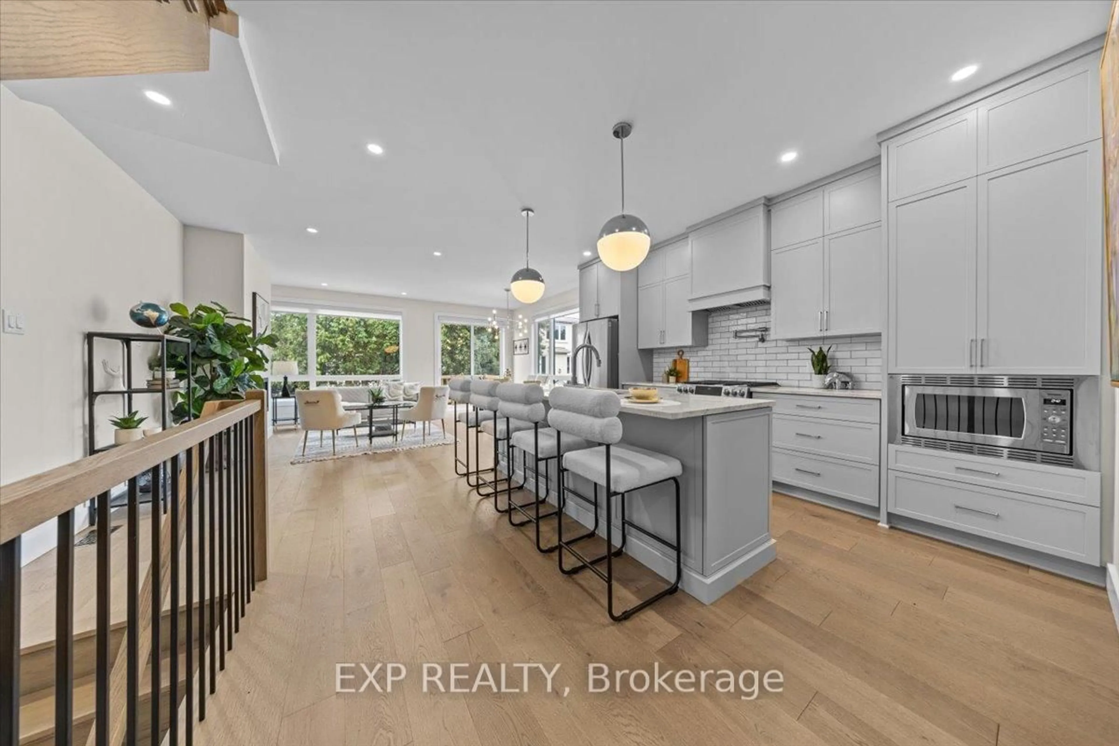 Open concept kitchen, ceramic/tile floor for 71 King George St, Ottawa Ontario K1K 1V4