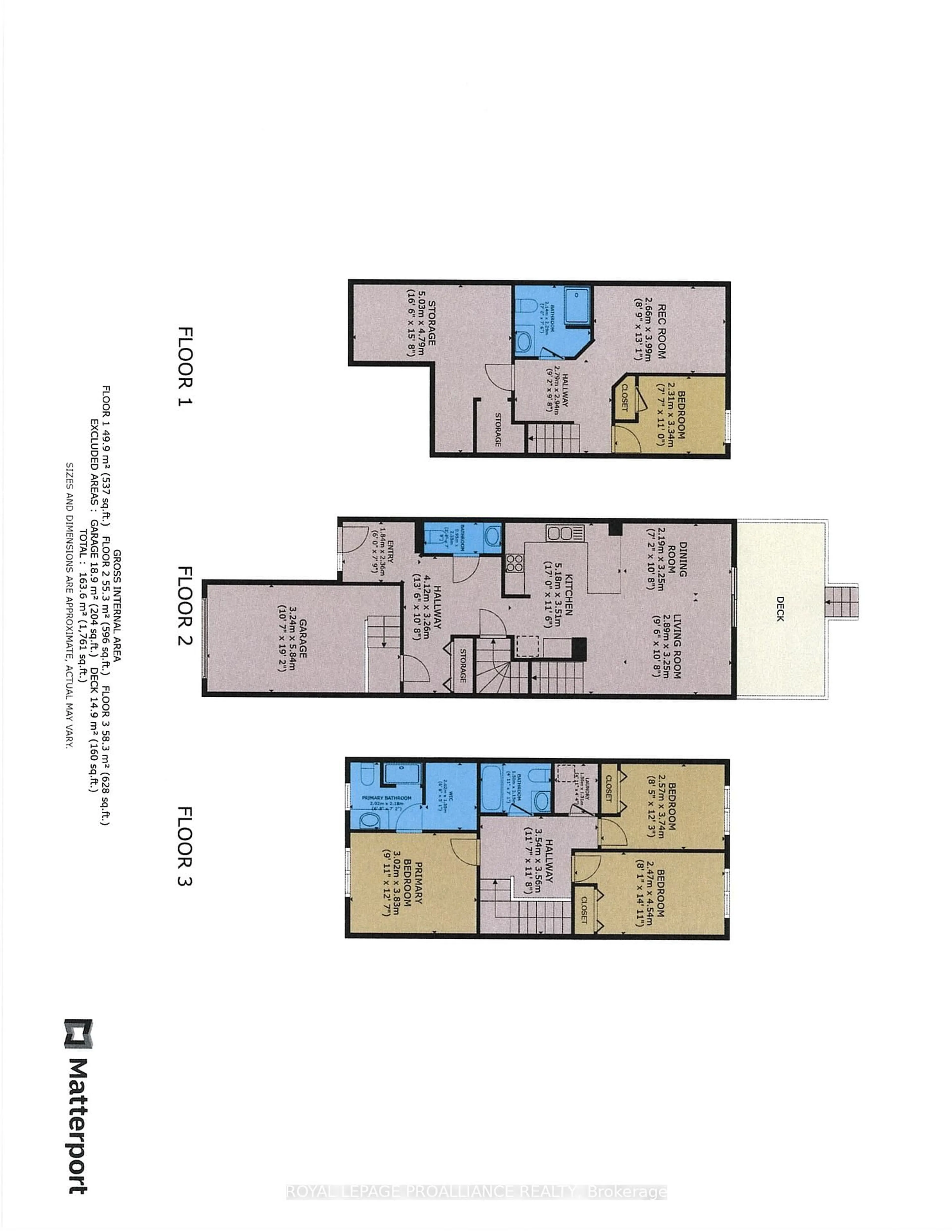 Floor plan for 64 College St, Quinte West Ontario K8V 1P9