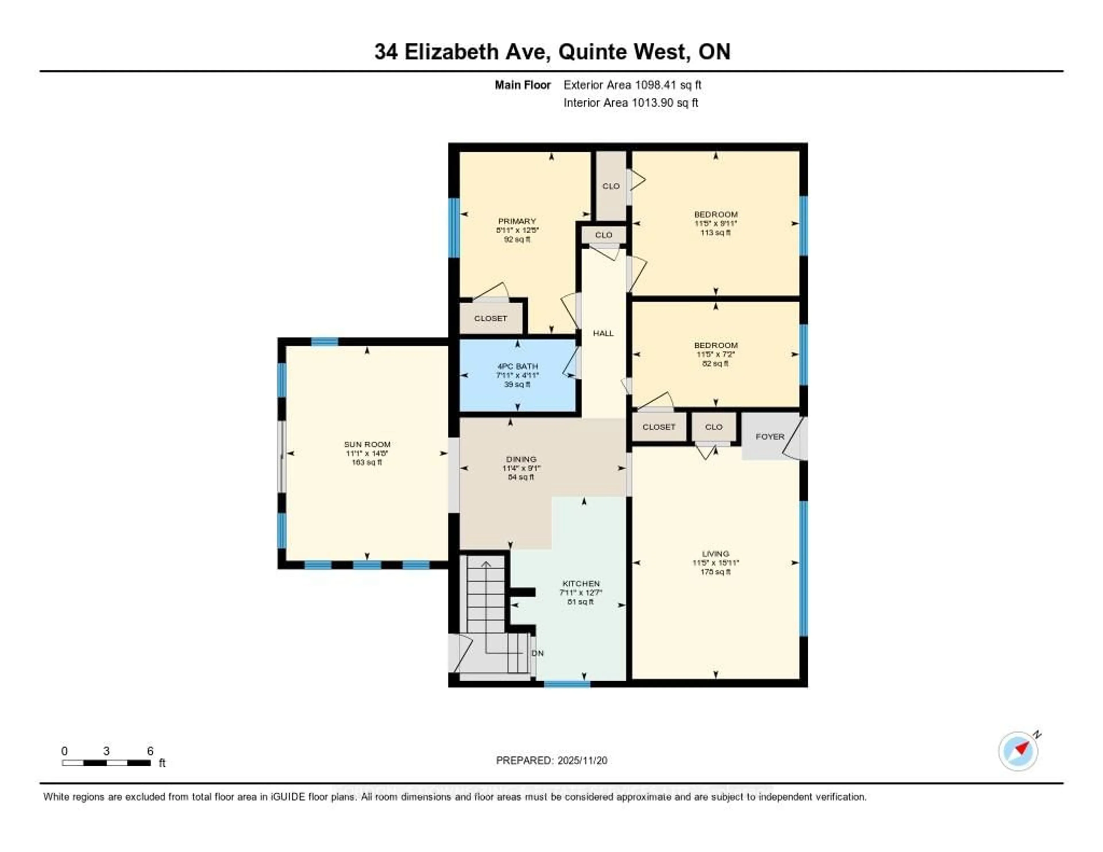 Floor plan for 34 Elizabeth Ave, Quinte West Ontario K8V 2R2