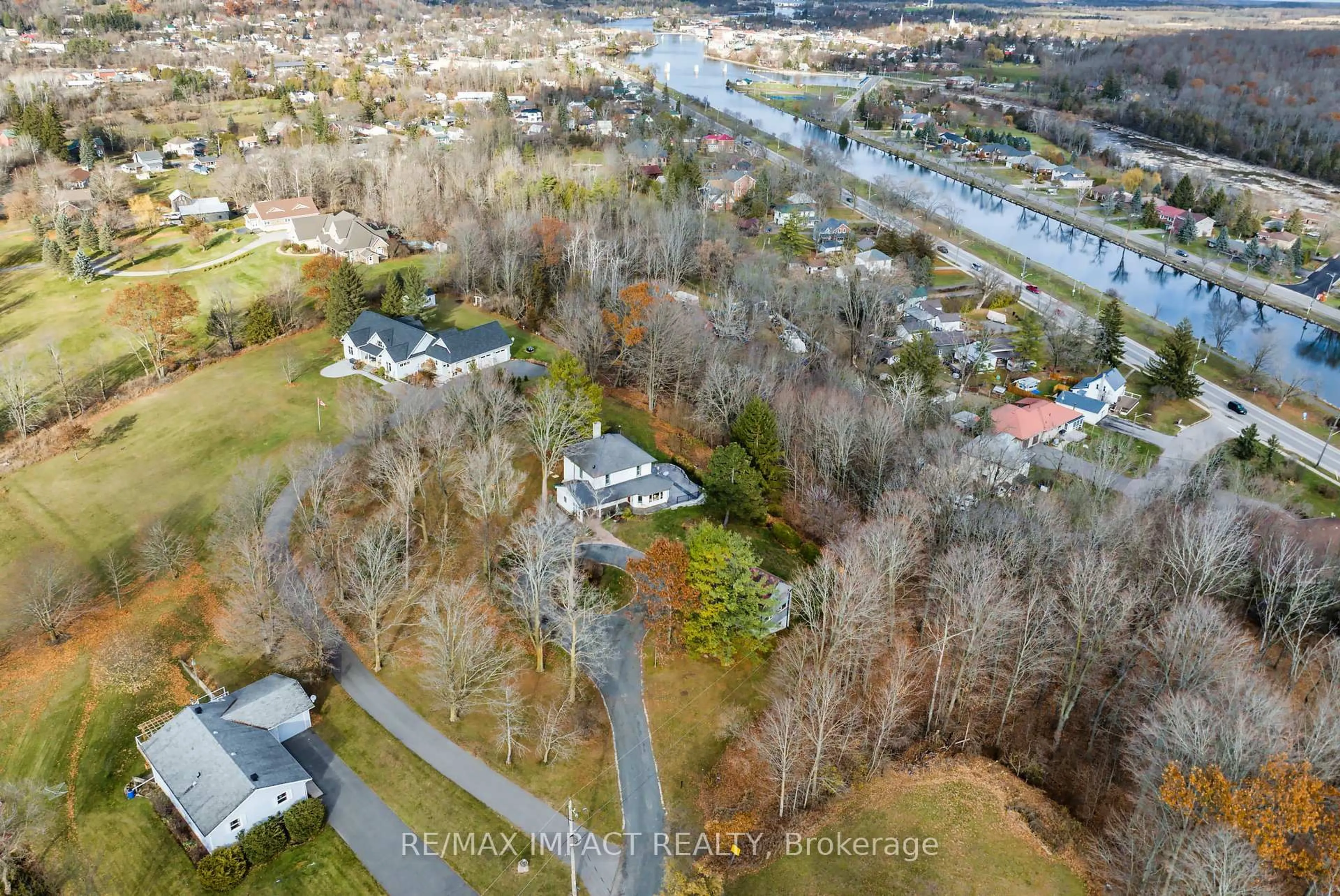 A pic from outside/outdoor area/front of a property/back of a property/a pic from drone, water/lake/river/ocean view for 870B 6th Line, Trent Hills Ontario K0L 1L0