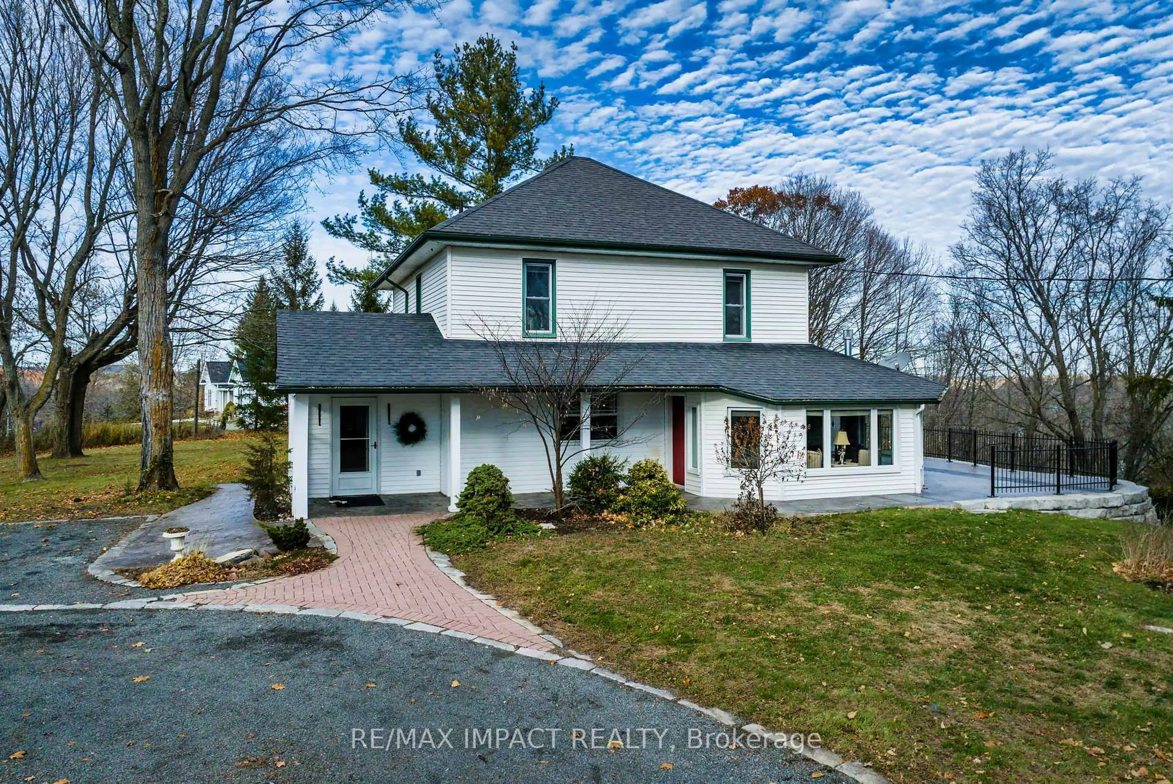 A pic from outside/outdoor area/front of a property/back of a property/a pic from drone, street for 870B 6th Line, Trent Hills Ontario K0L 1L0