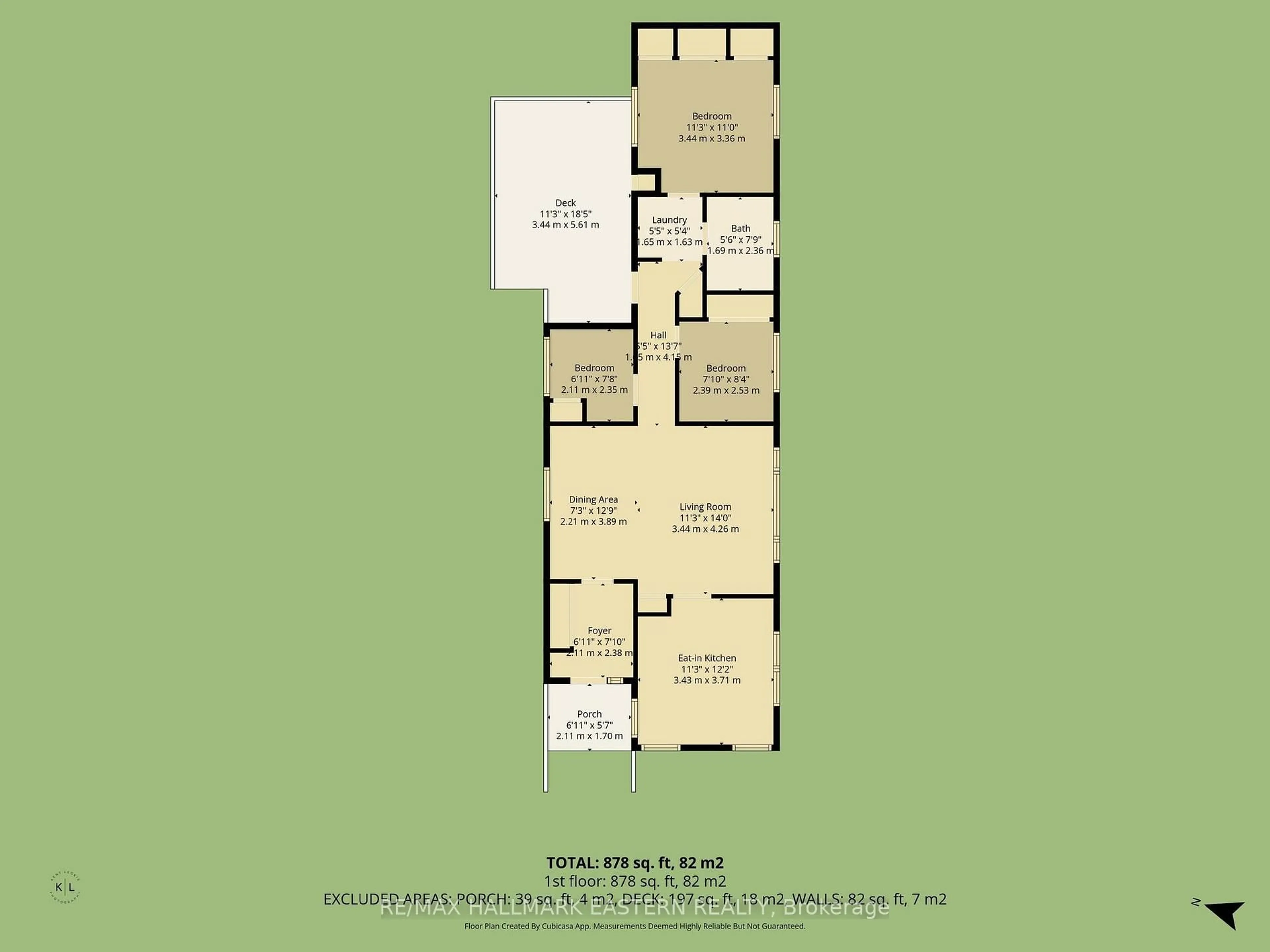 Floor plan for 23 Valleyview Dr, Hamilton Township Ontario K9A 0X1