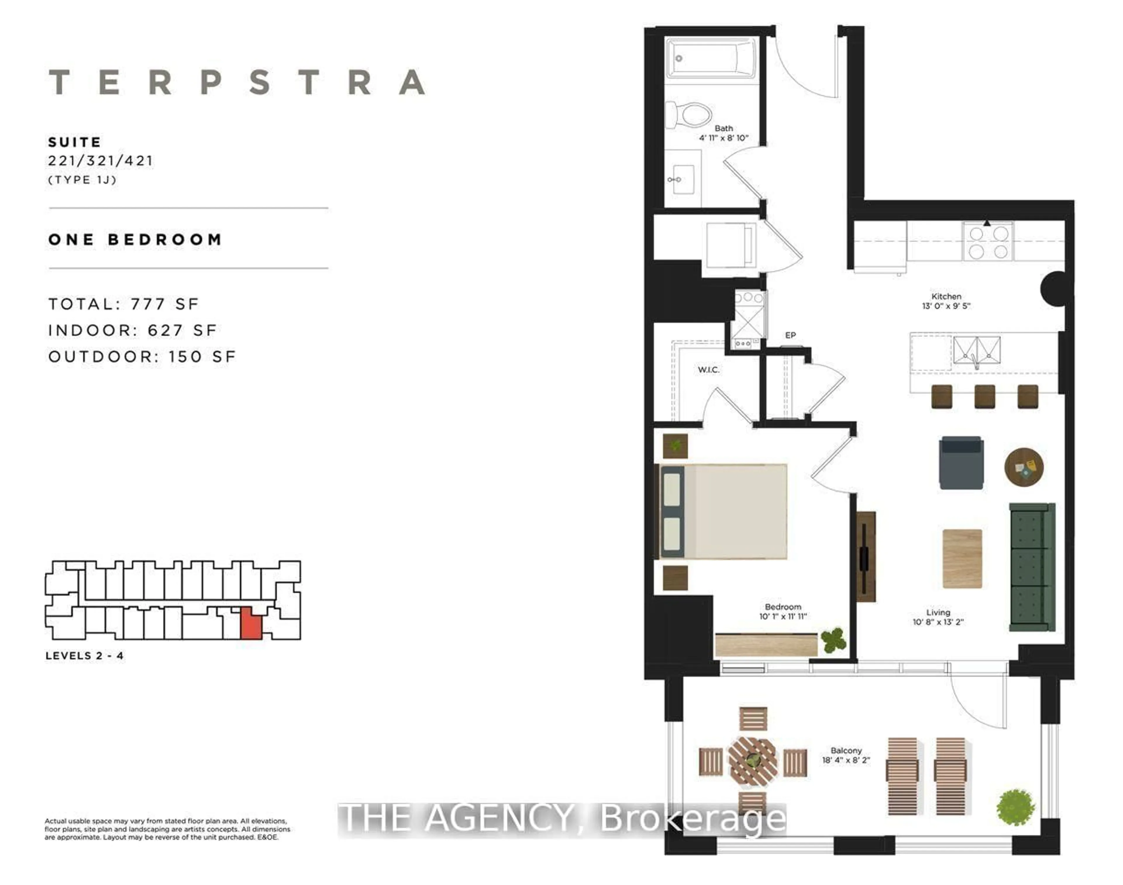Floor plan for 120 HURON St #221, Guelph Ontario N1E 0T8