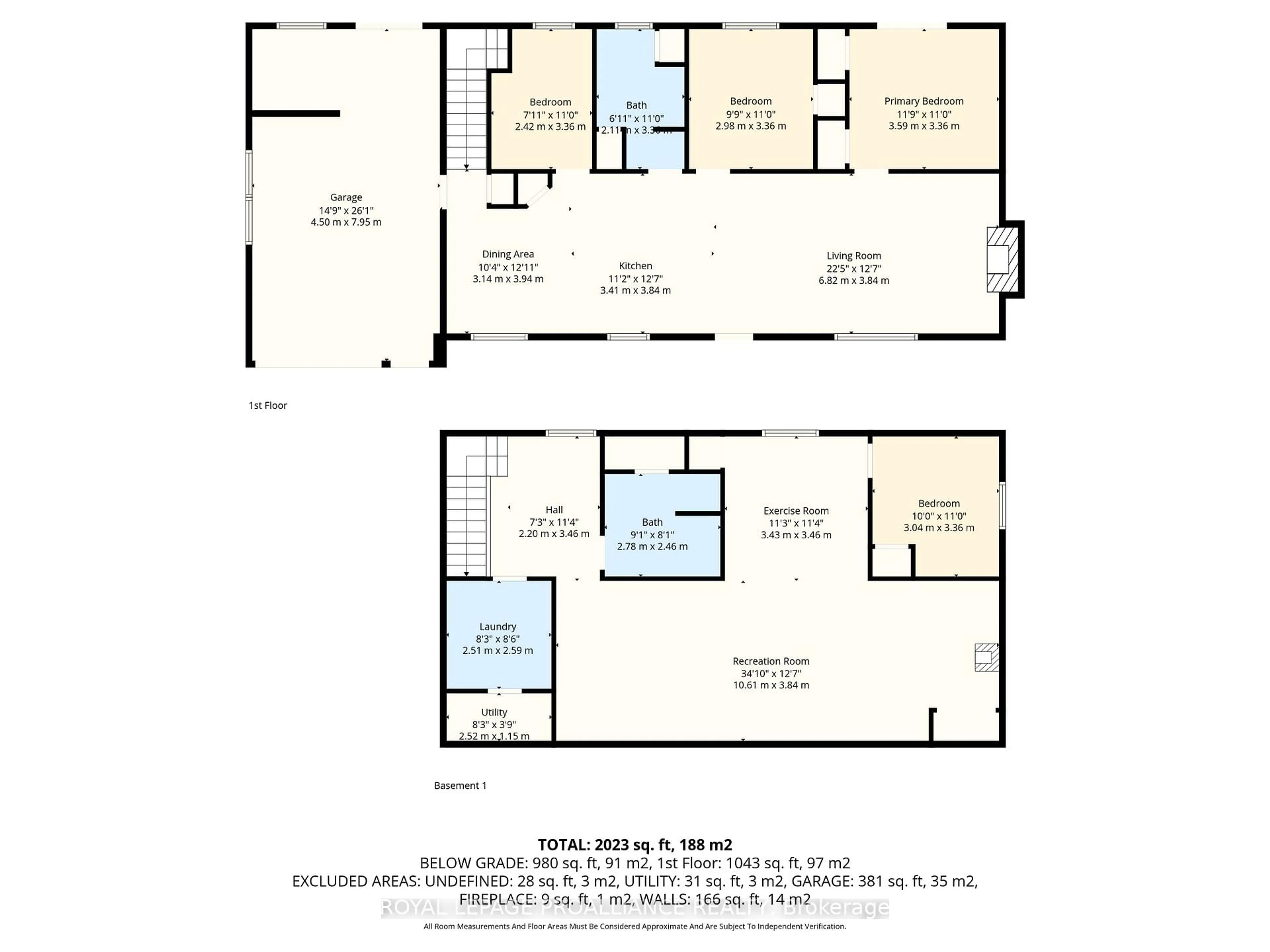 Floor plan for 3810 Burnham St, Hamilton Township Ontario K9A 4J9
