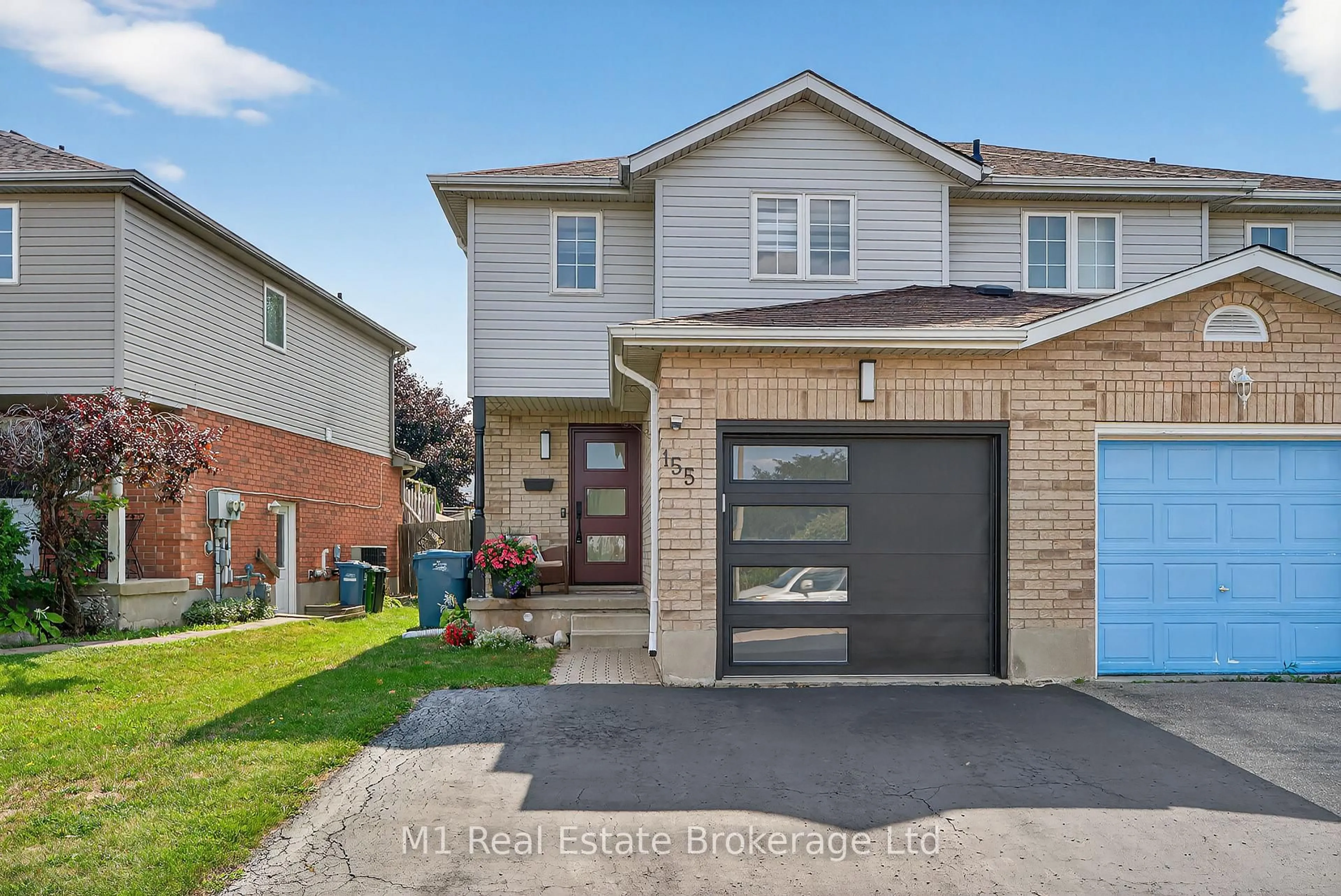 Home with brick exterior material, street for 155 Stephanie Dr, Guelph Ontario N1K 1X7