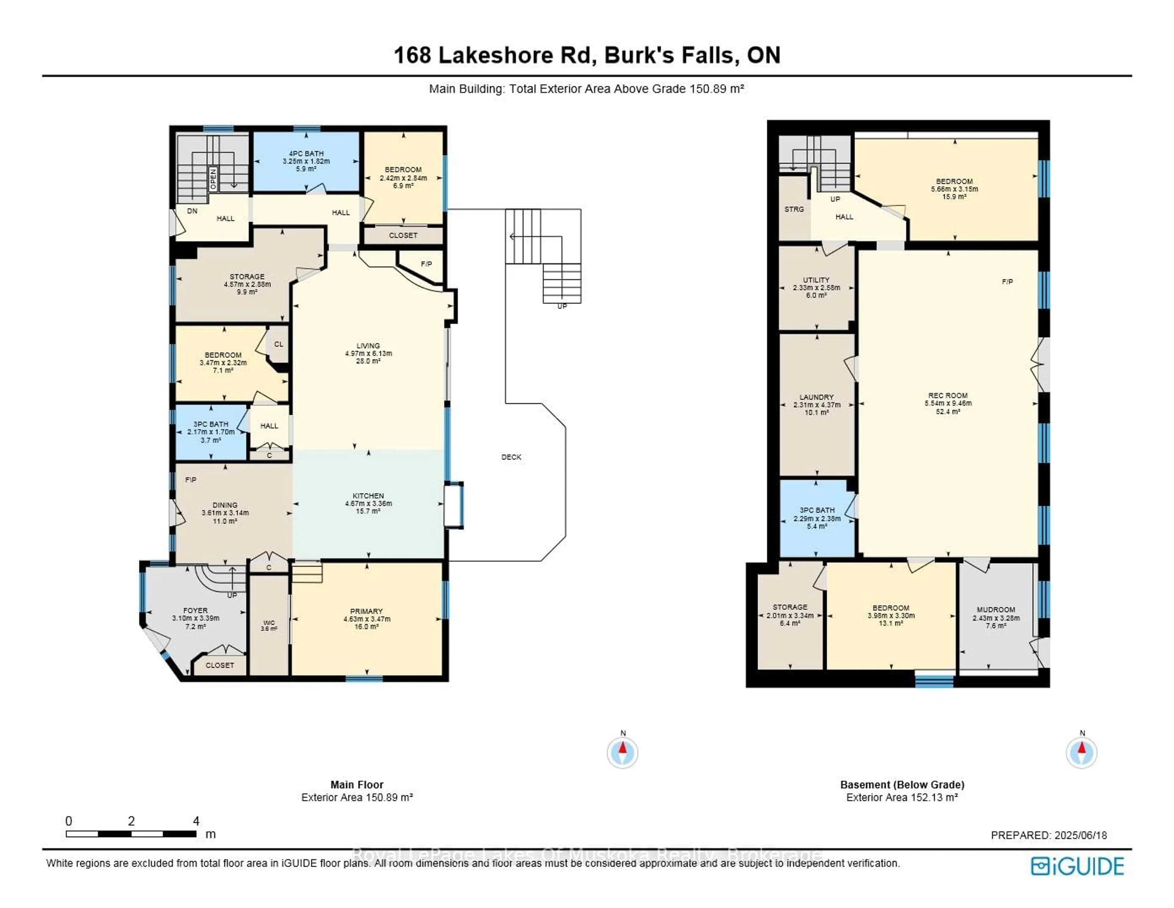 Floor plan for 168 Lakeshore Rd, Burk's Falls Ontario P0A 1C0