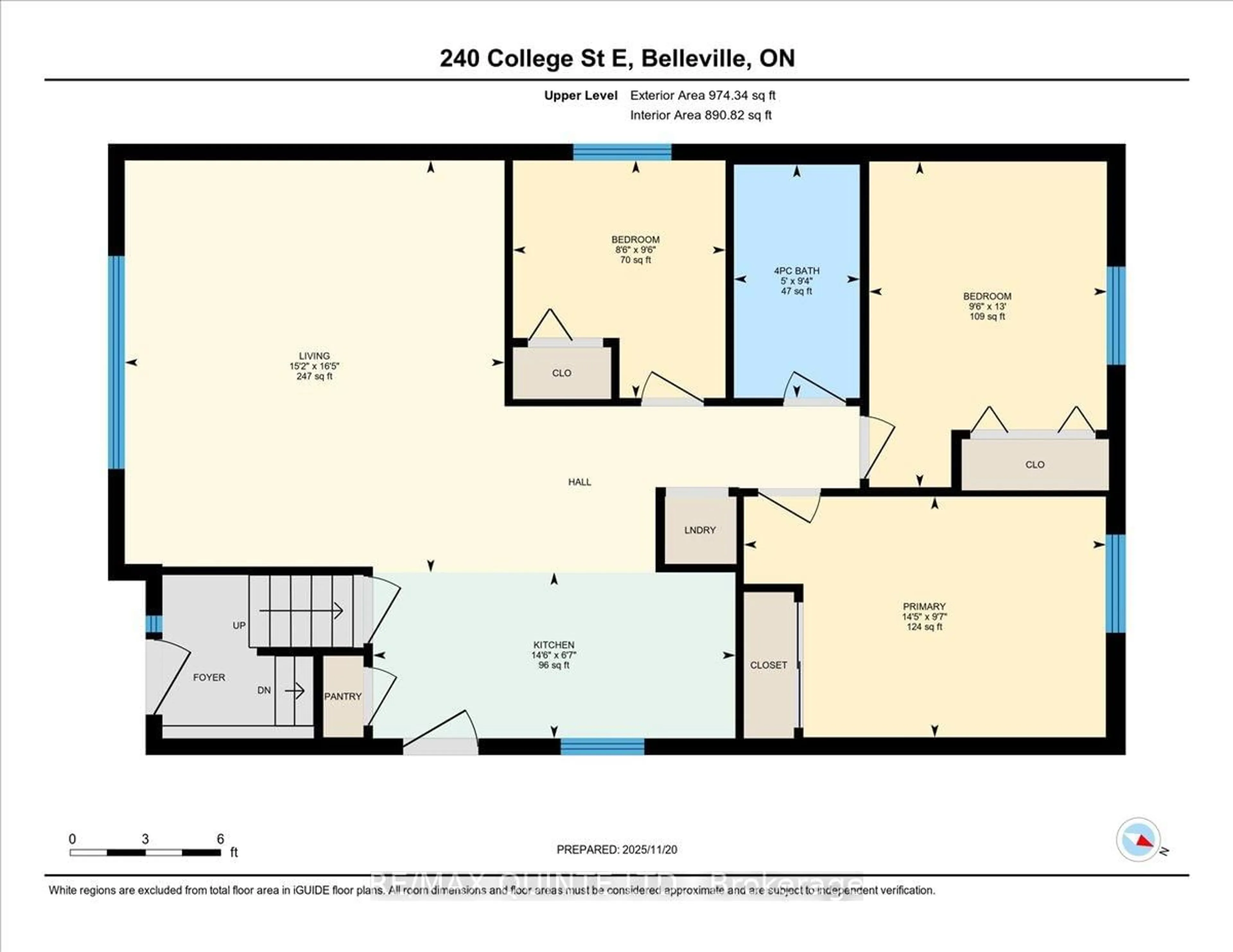 Floor plan for 240 College St, Belleville Ontario K8N 2V9