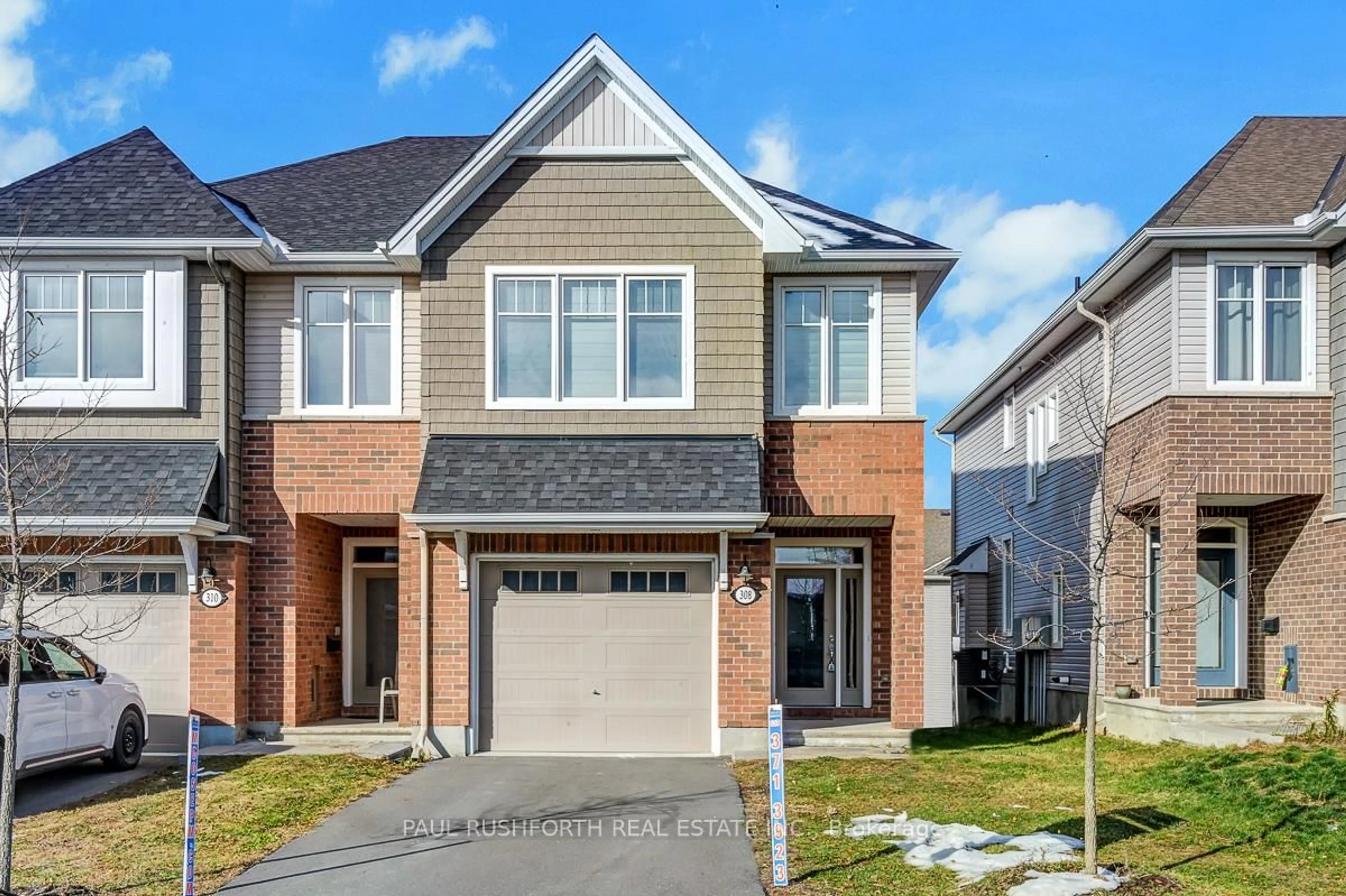 Home with brick exterior material, street for 308 Kanashtage Terr, Ottawa Ontario K4A 5J9