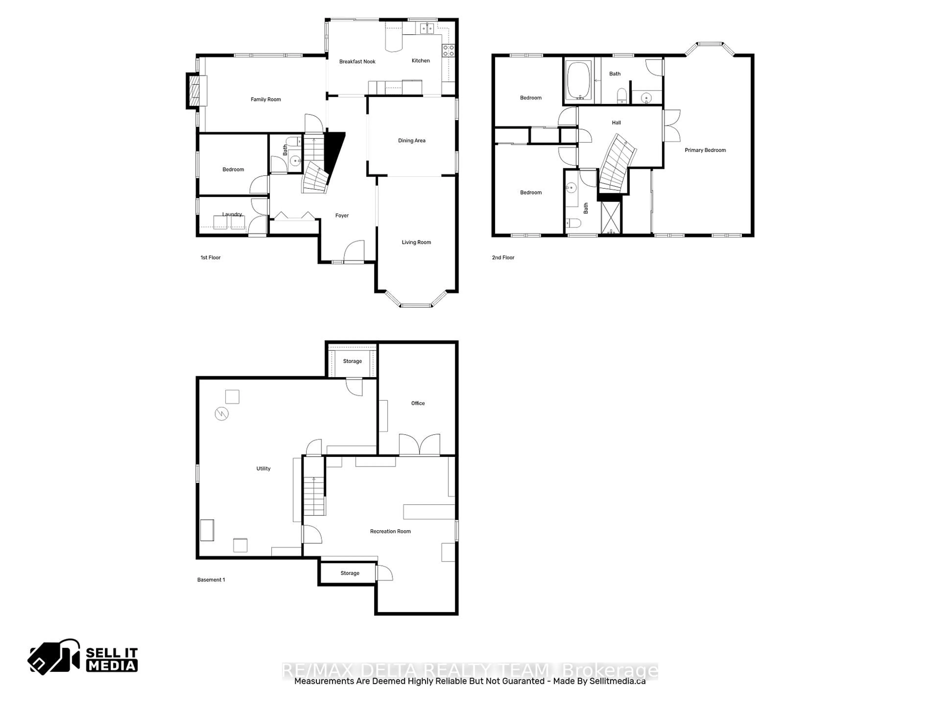 Floor plan for 745 HAUTEVIEW Cres, Ottawa Ontario K4A 2B9