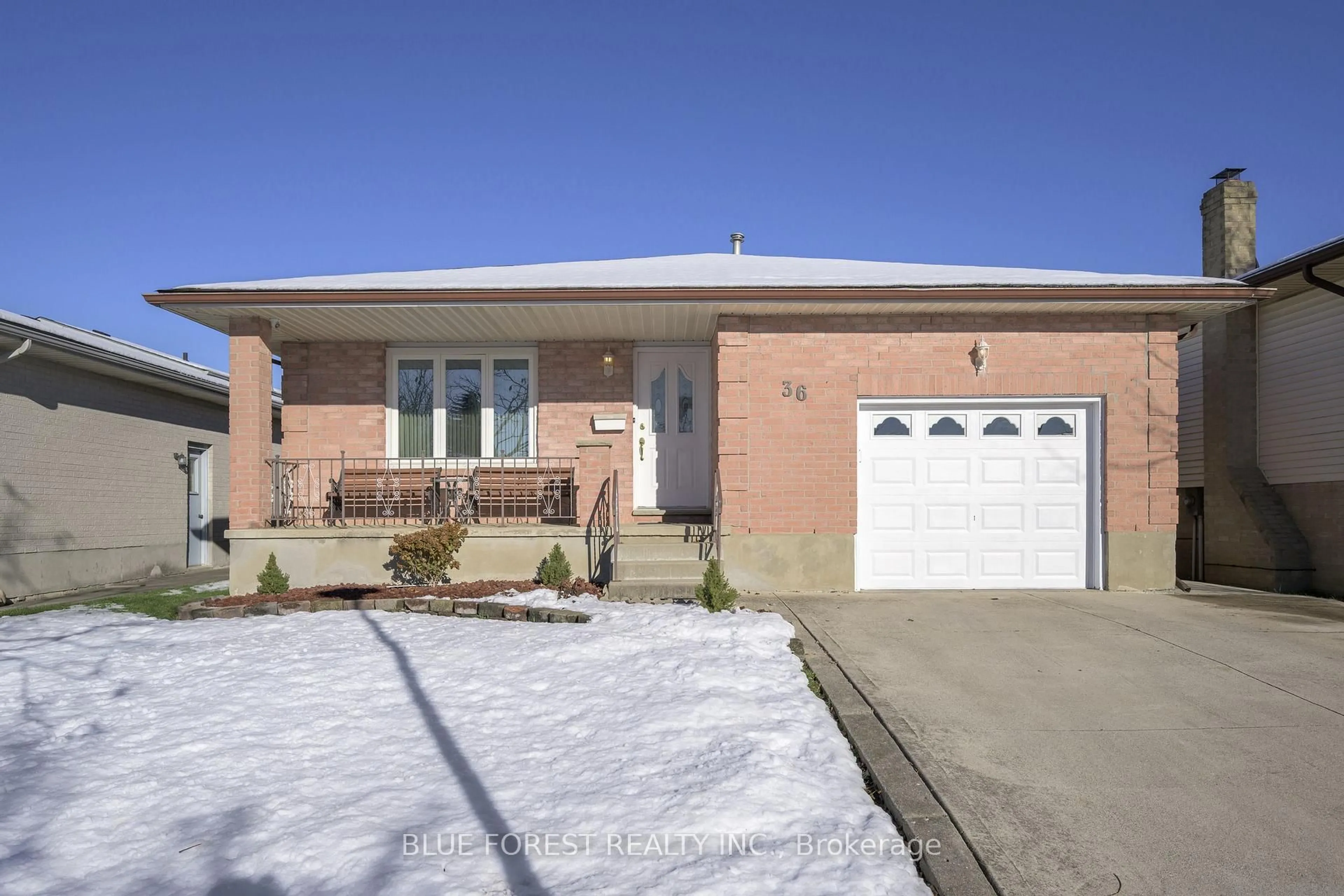 Home with brick exterior material, street for 36 Golfdale Cres, London South Ontario N6C 5P1