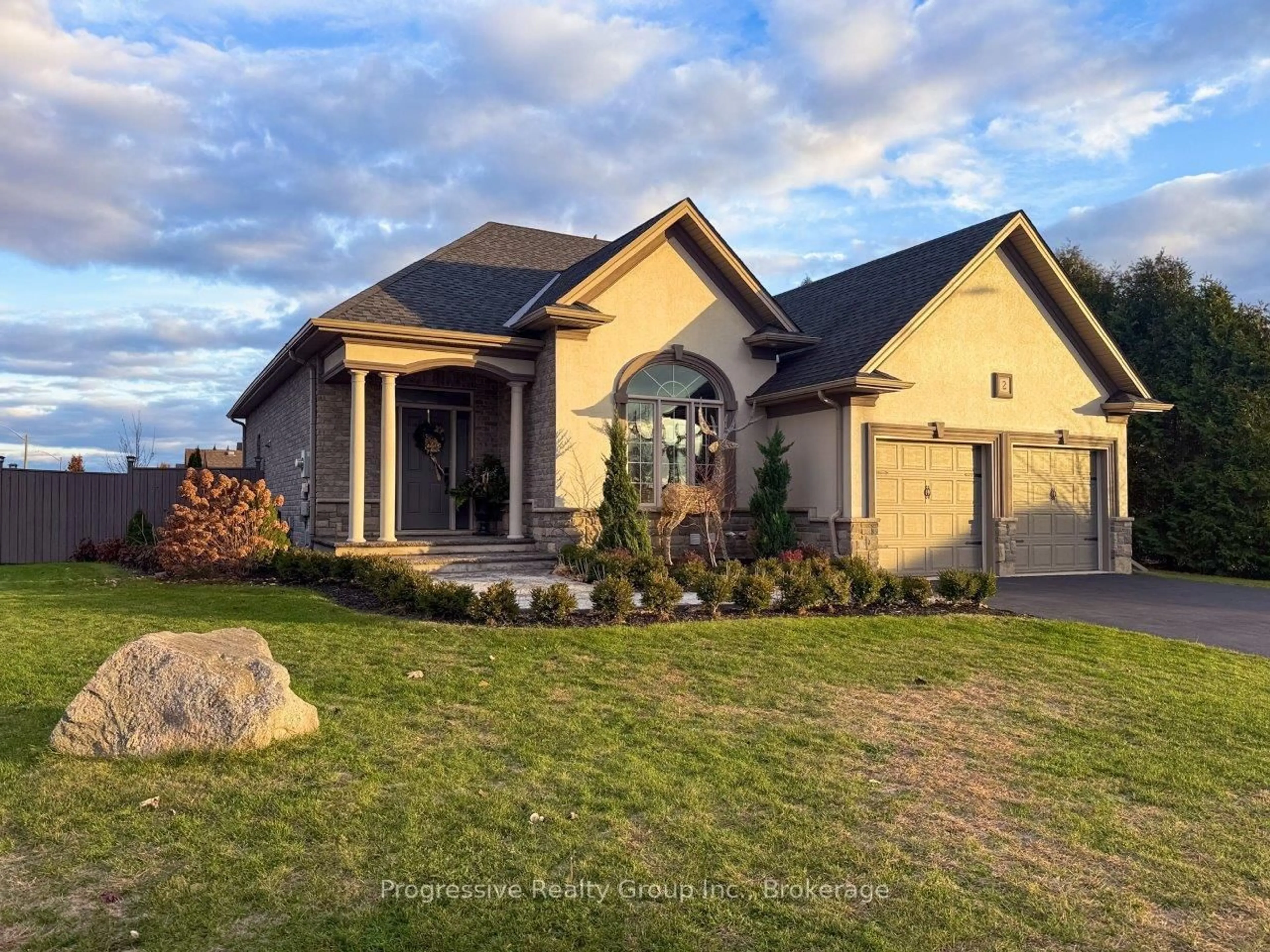 Home with brick exterior material, street for 2 Kim Lane, Norfolk Ontario N0E 1Y0