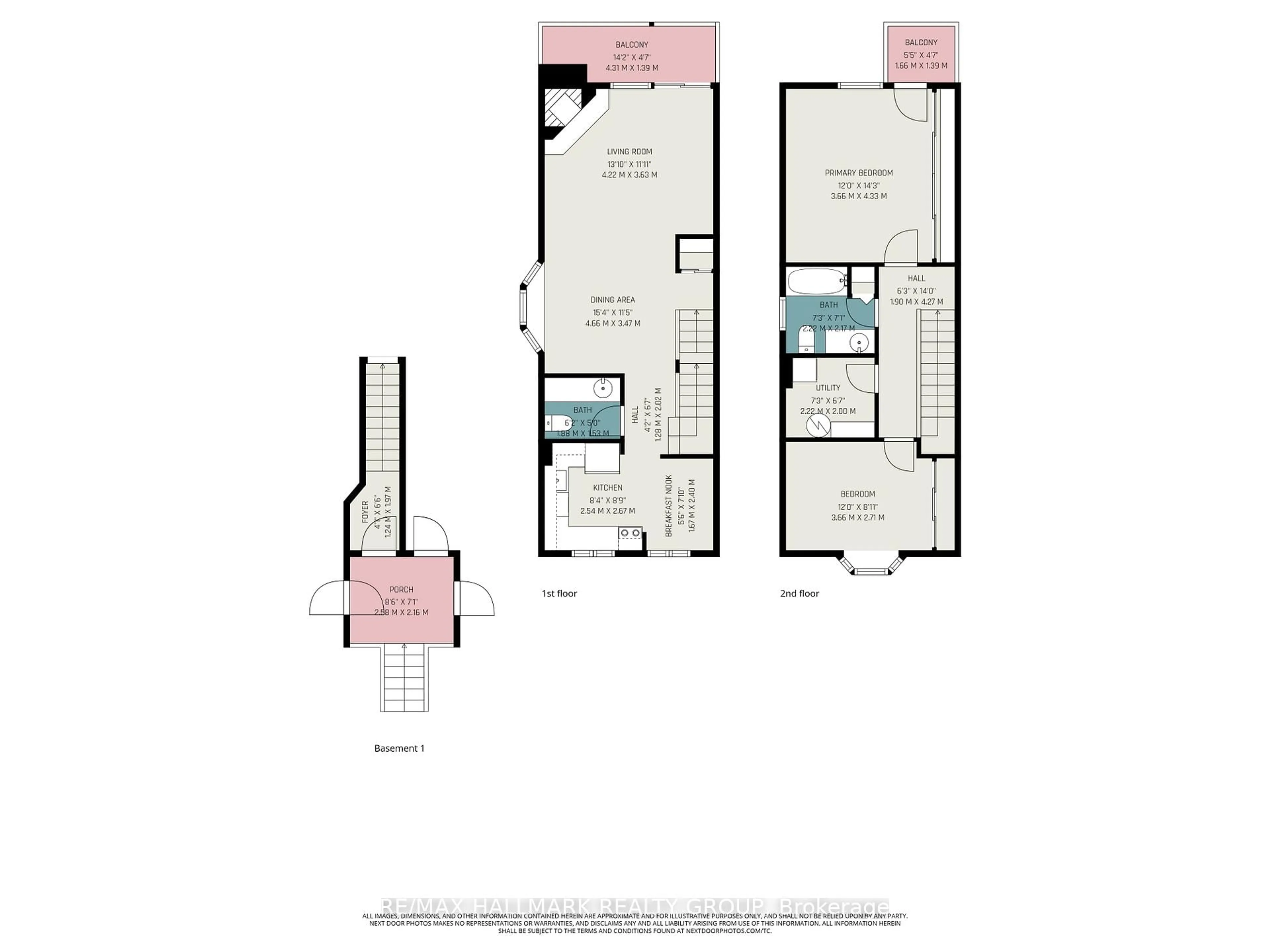 Floor plan for 6716 Jeanne D'arc Blvd #B, Ottawa Ontario K1C 6E9