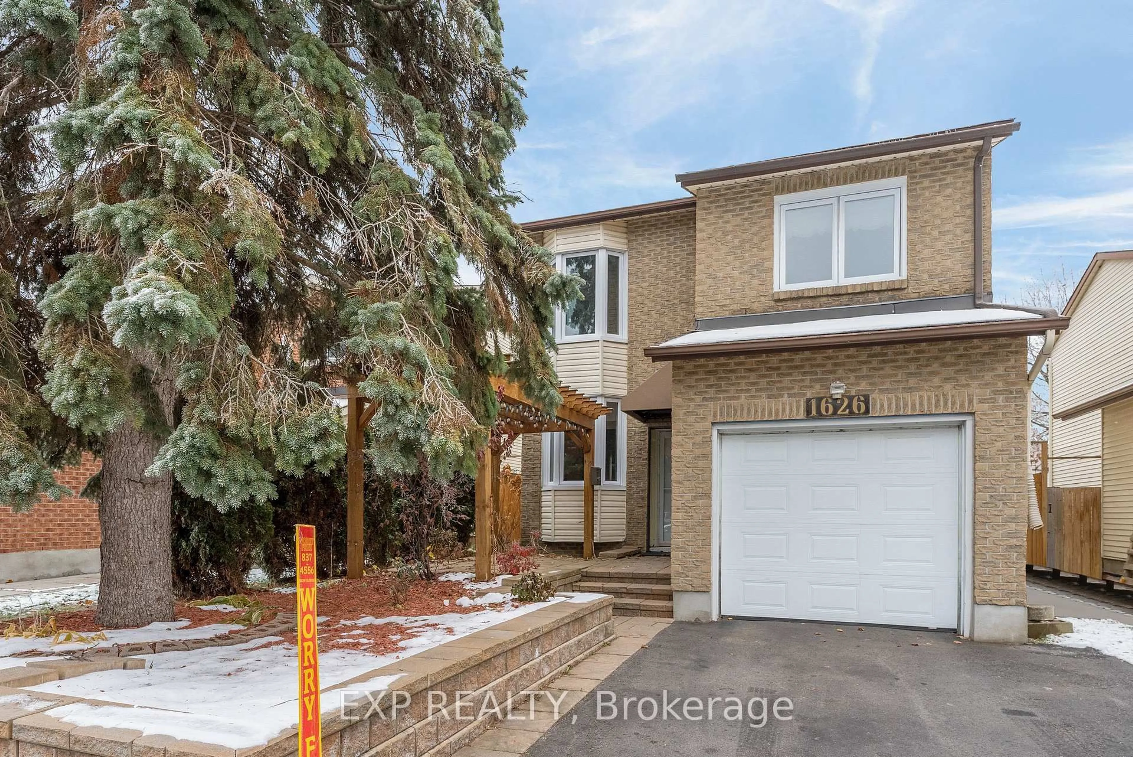 Home with brick exterior material, street for 1626 Prestwick Dr, Orleans Ontario K1E 2Y1