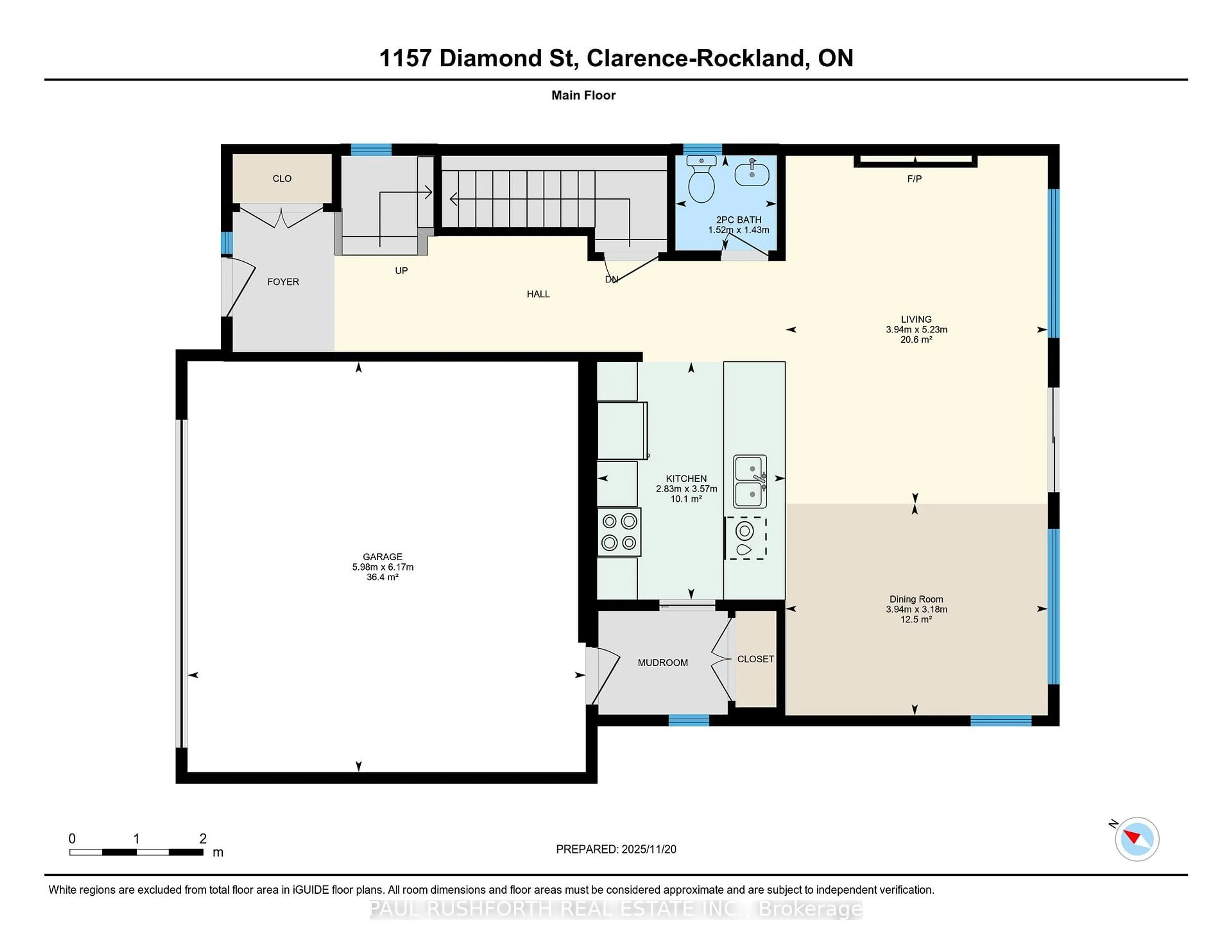 Floor plan for 1157 Diamond St, Clarence-Rockland Ontario K4K 0M6