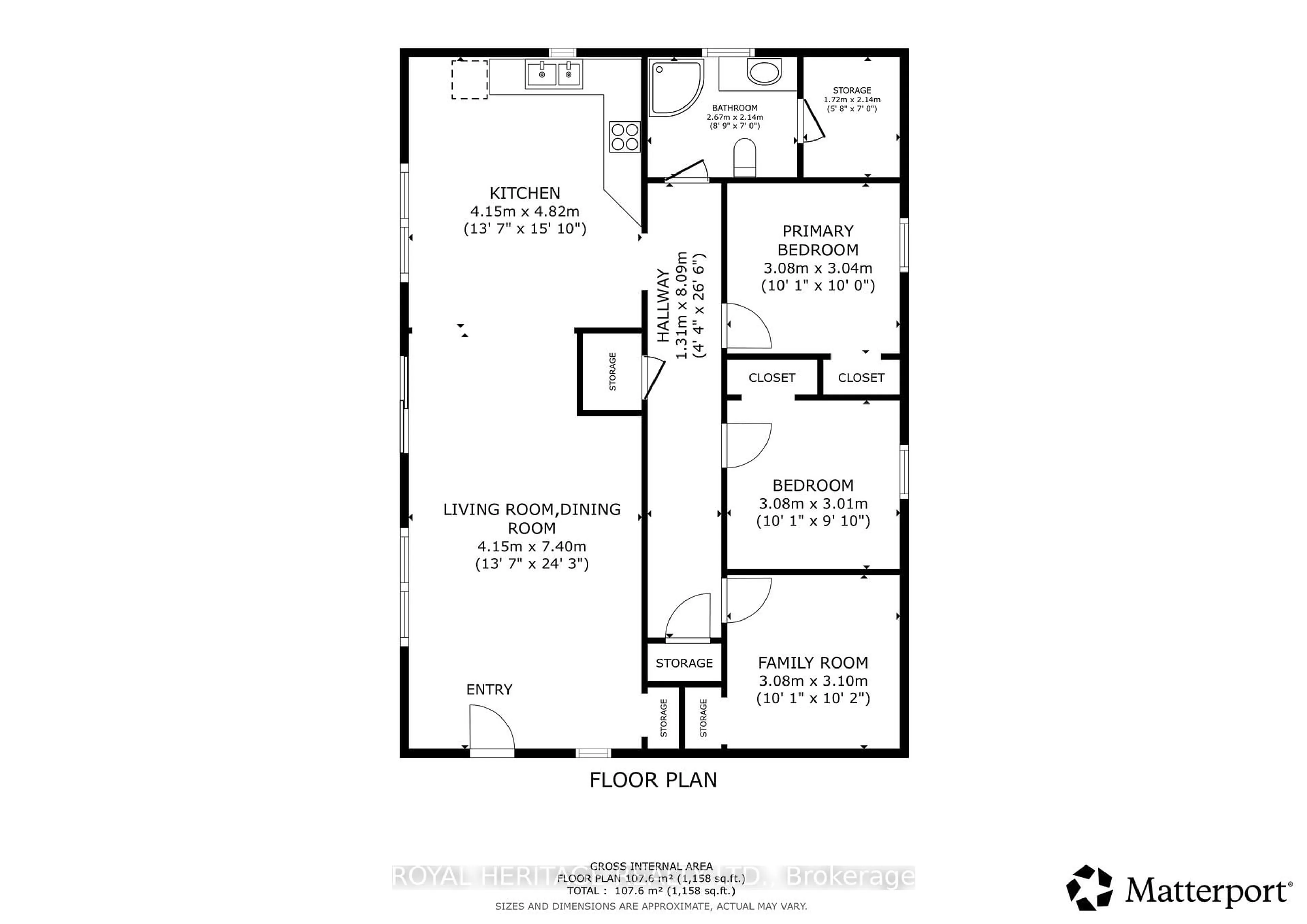 Floor plan for 1330 County Rd 49 Rd, Kawartha Lakes Ontario K0M 1A0