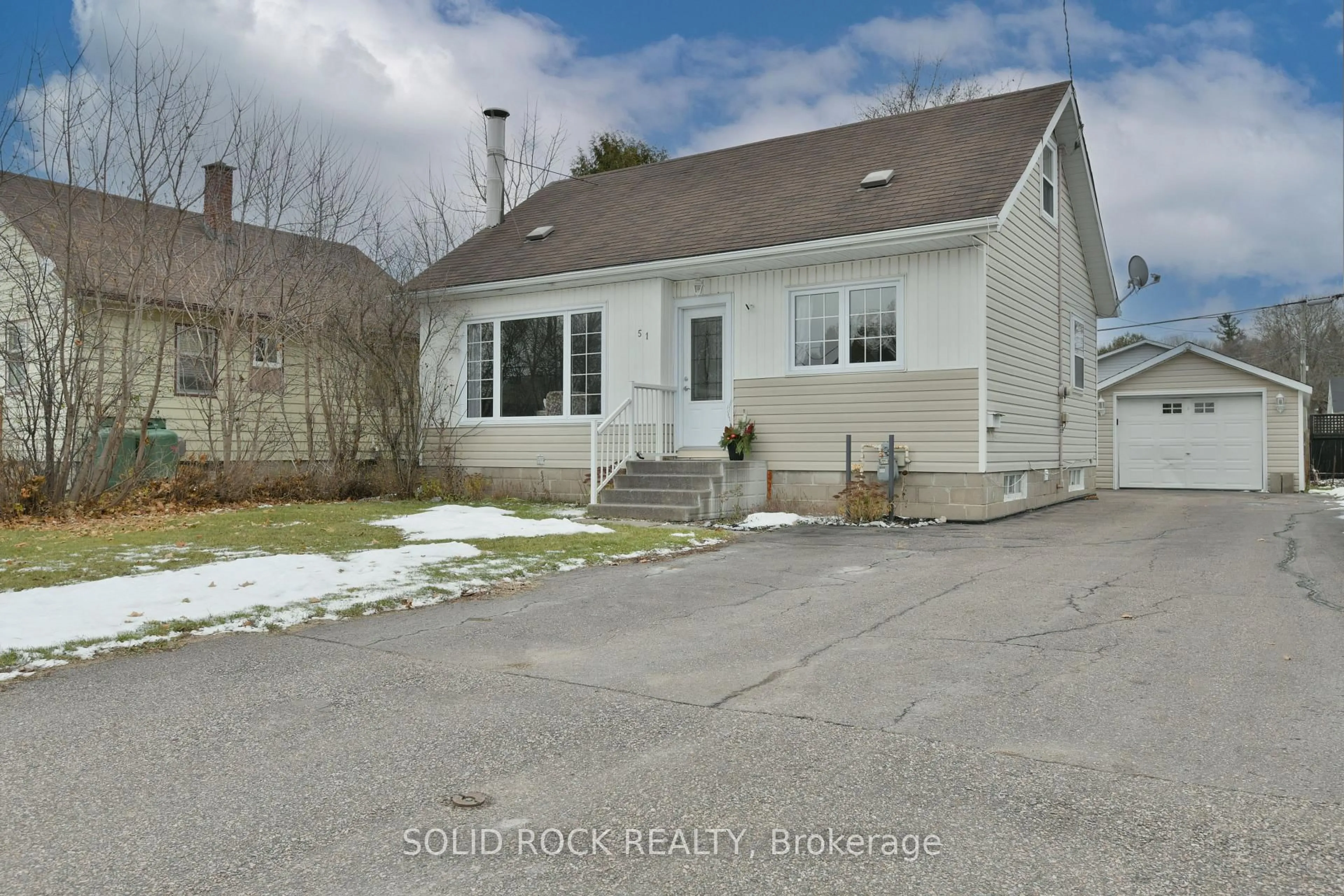 A pic from outside/outdoor area/front of a property/back of a property/a pic from drone, street for 51 Barnet Blvd, Renfrew Ontario K7V 2M5