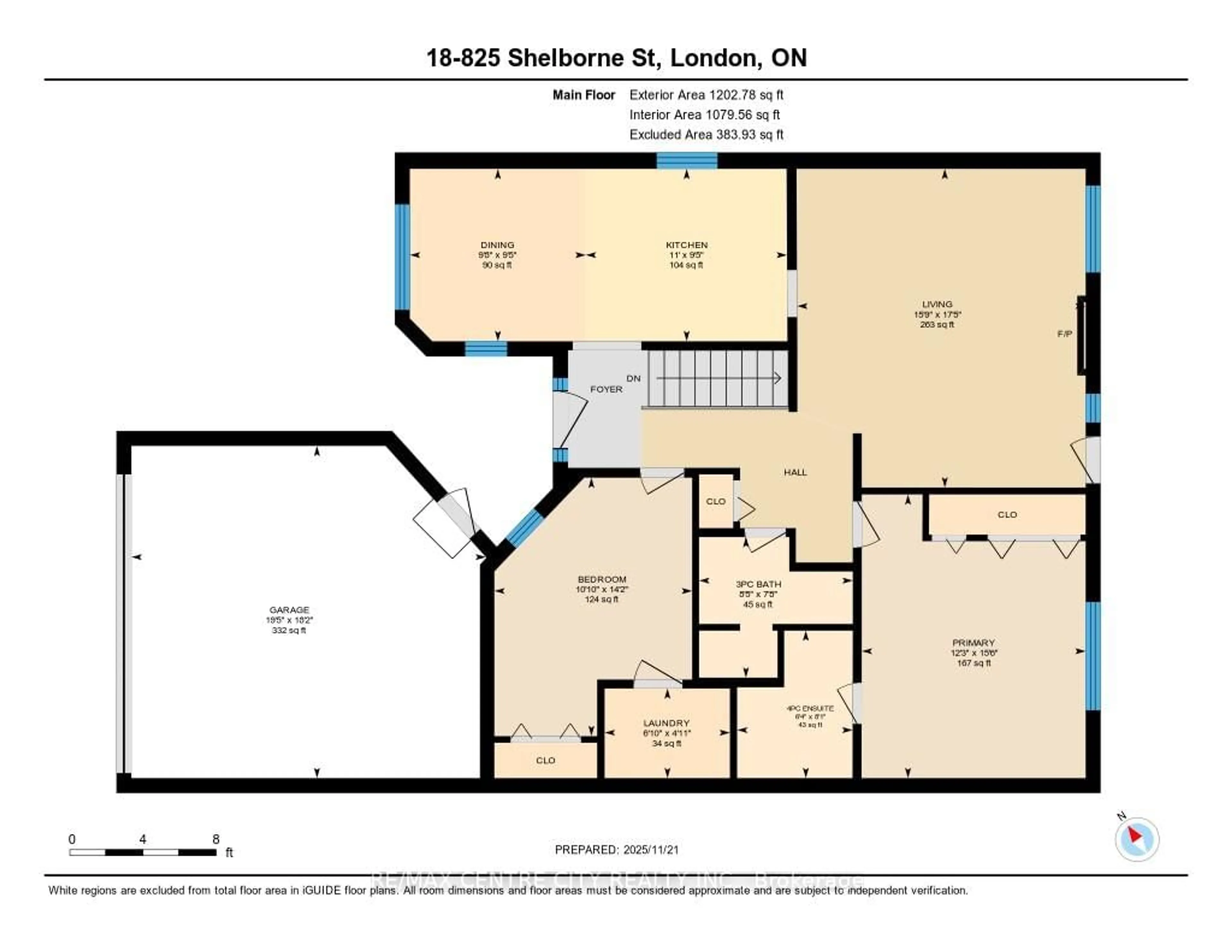 Floor plan for 825 Shelborne St #18, London South Ontario N5Z 5B7