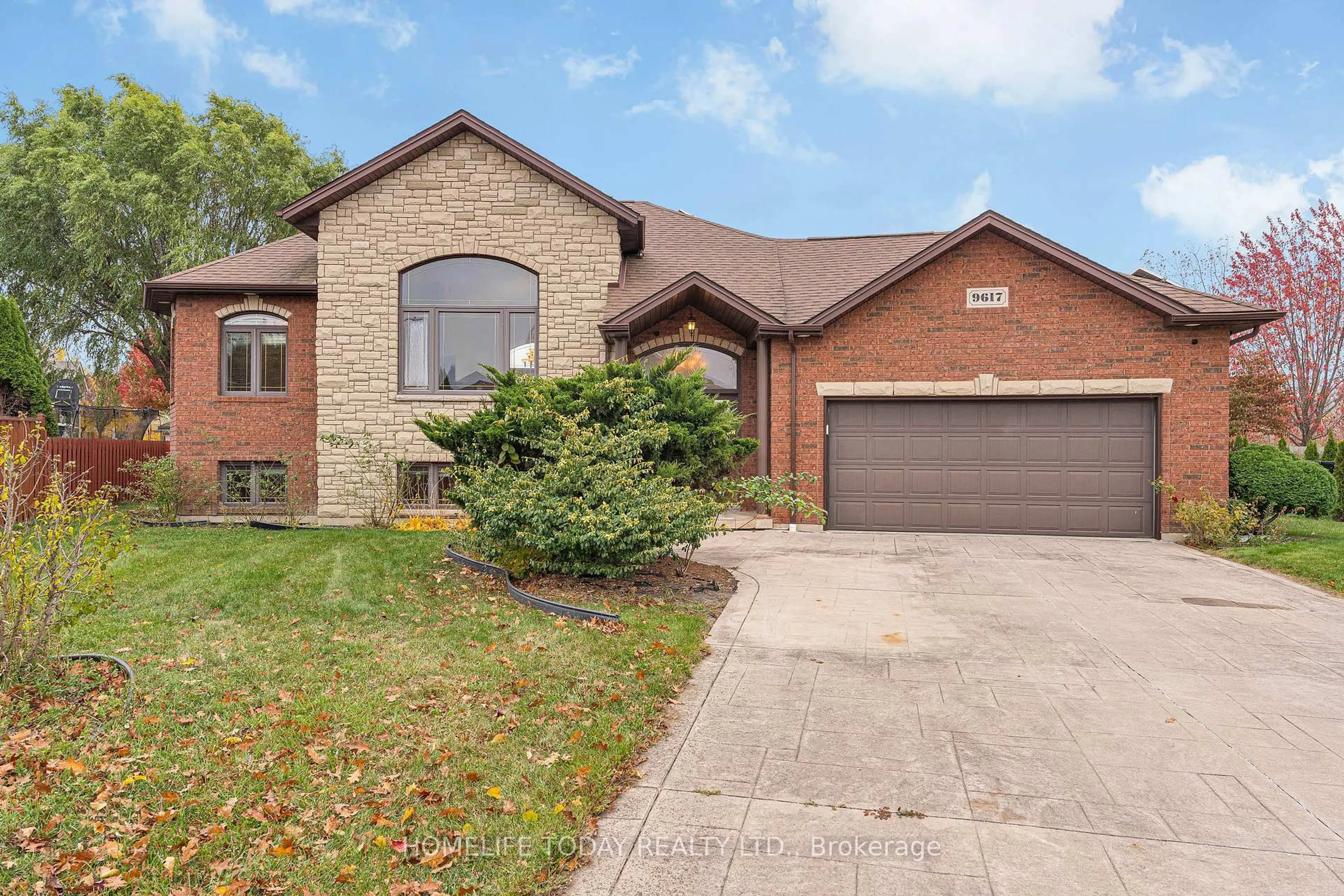 Home with brick exterior material, street for 9617 Manitou Cres, Windsor Ontario N8P 1H9