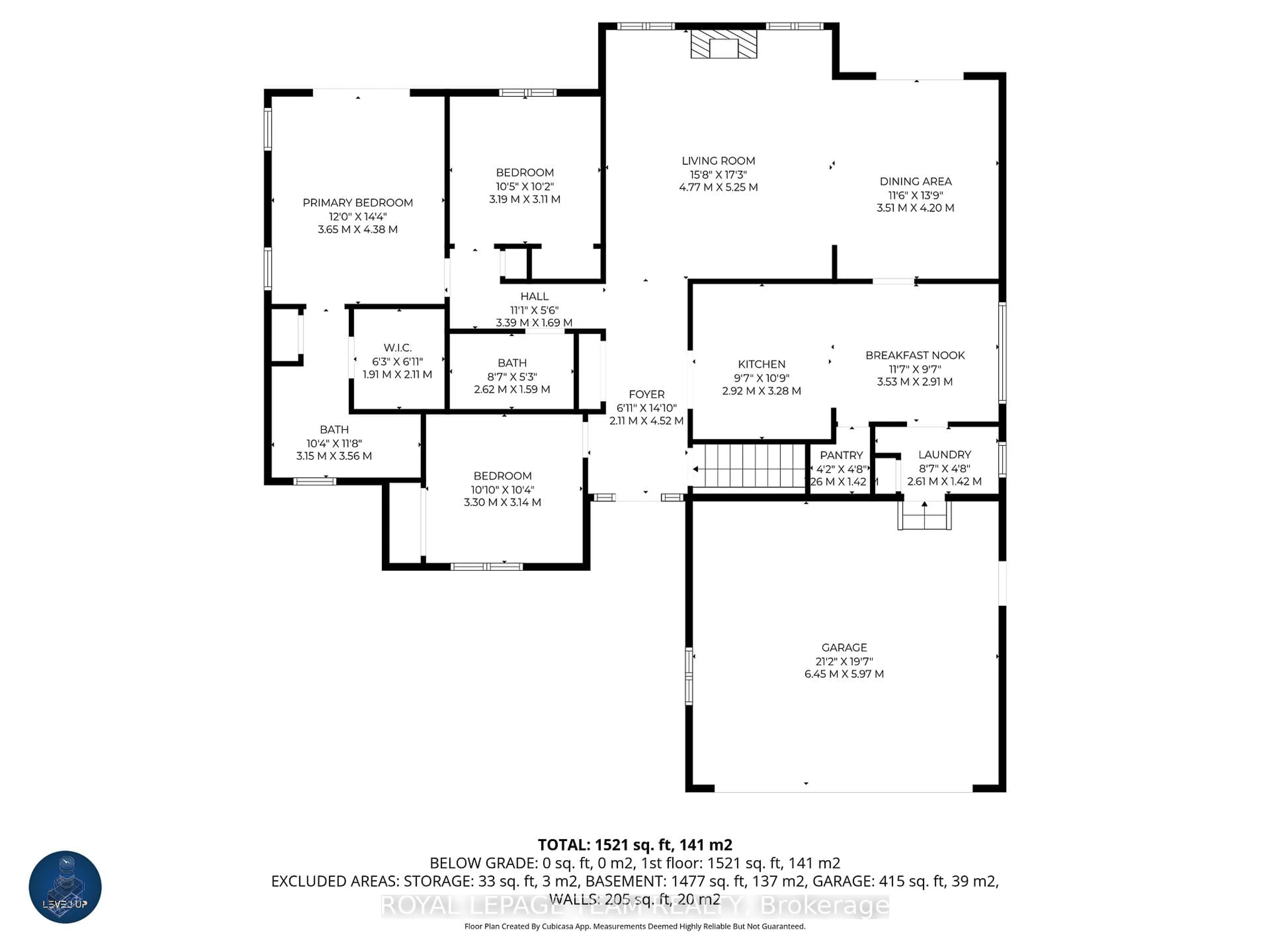 Floor plan for 7 David St, South Stormont Ontario K0C 1M0