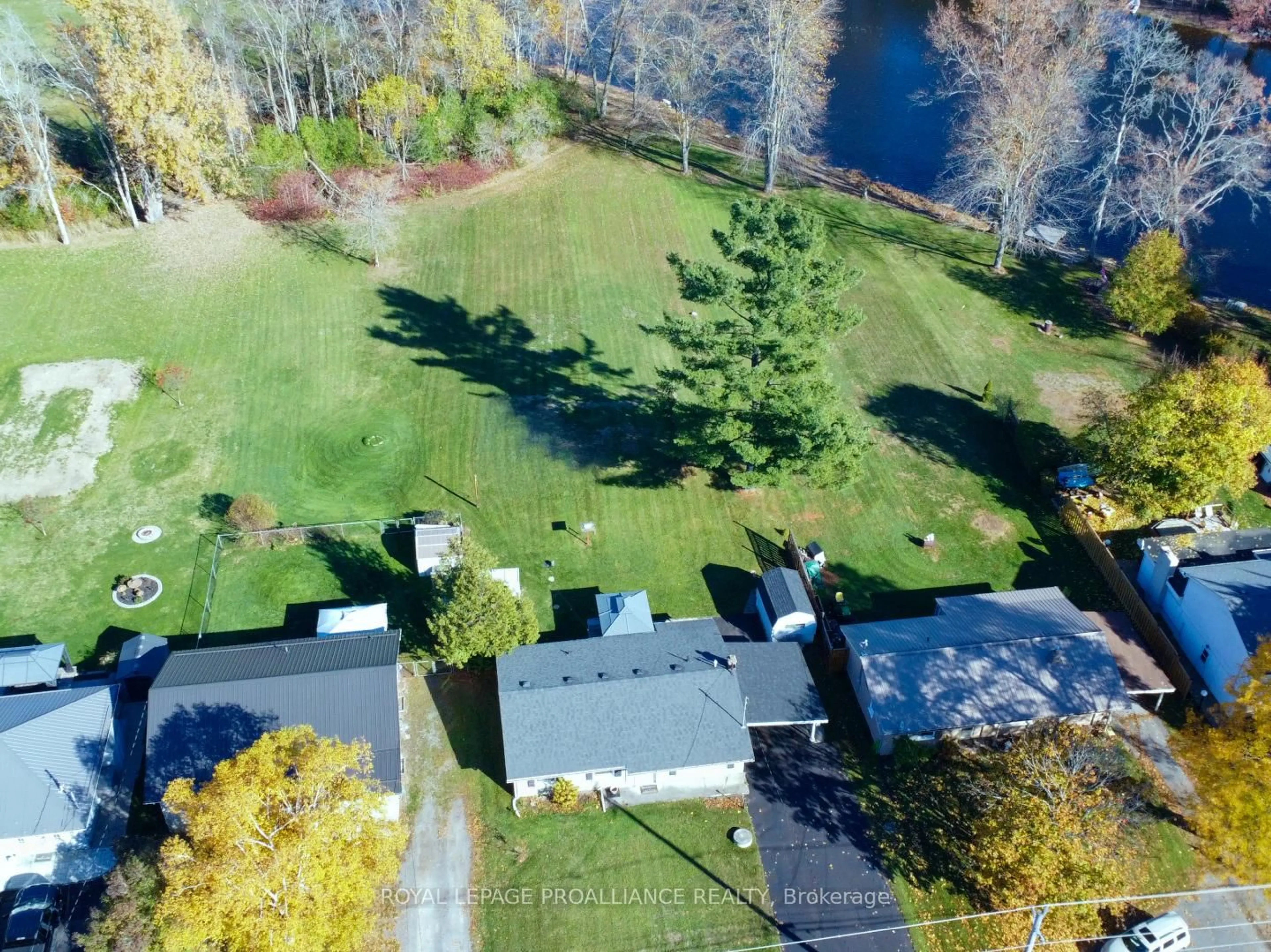 A pic from outside/outdoor area/front of a property/back of a property/a pic from drone, water/lake/river/ocean view for 40 Ashley St, Quinte West Ontario K0K 2B0