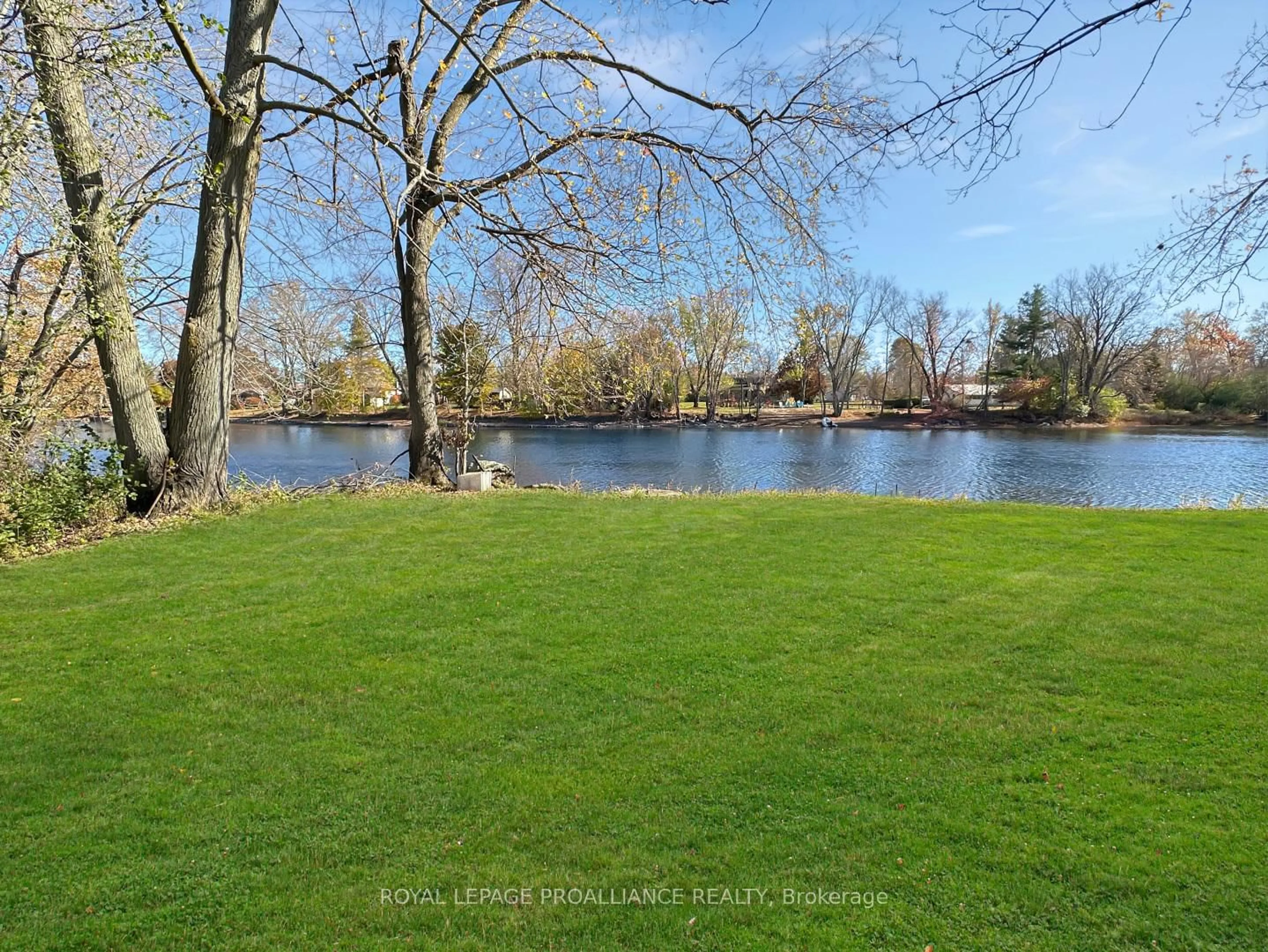 A pic from outside/outdoor area/front of a property/back of a property/a pic from drone, water/lake/river/ocean view for 40 Ashley St, Quinte West Ontario K0K 2B0