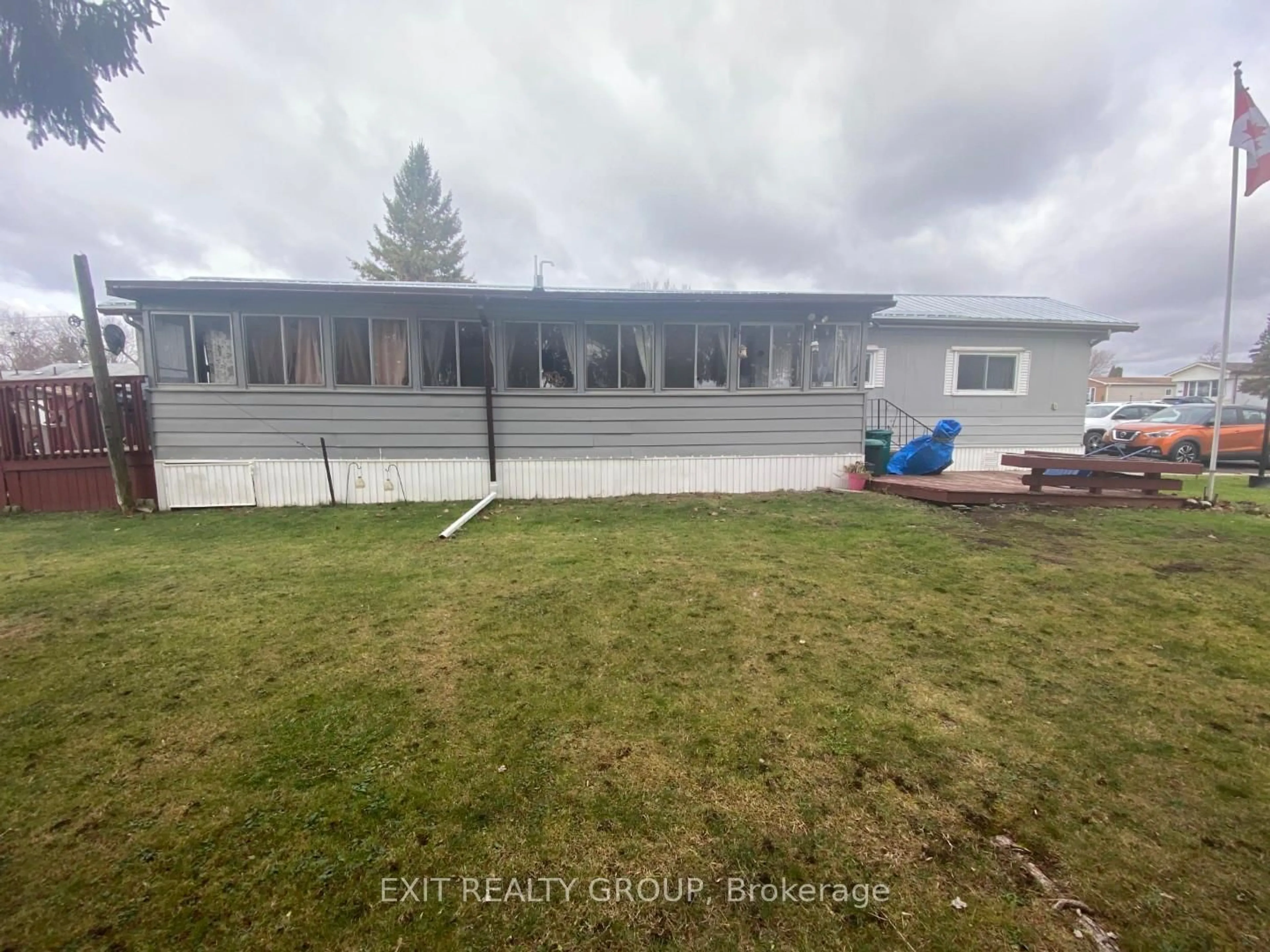 A pic from outside/outdoor area/front of a property/back of a property/a pic from drone, building for 63 Whites Rd #173, Quinte West Ontario K9V 5P5