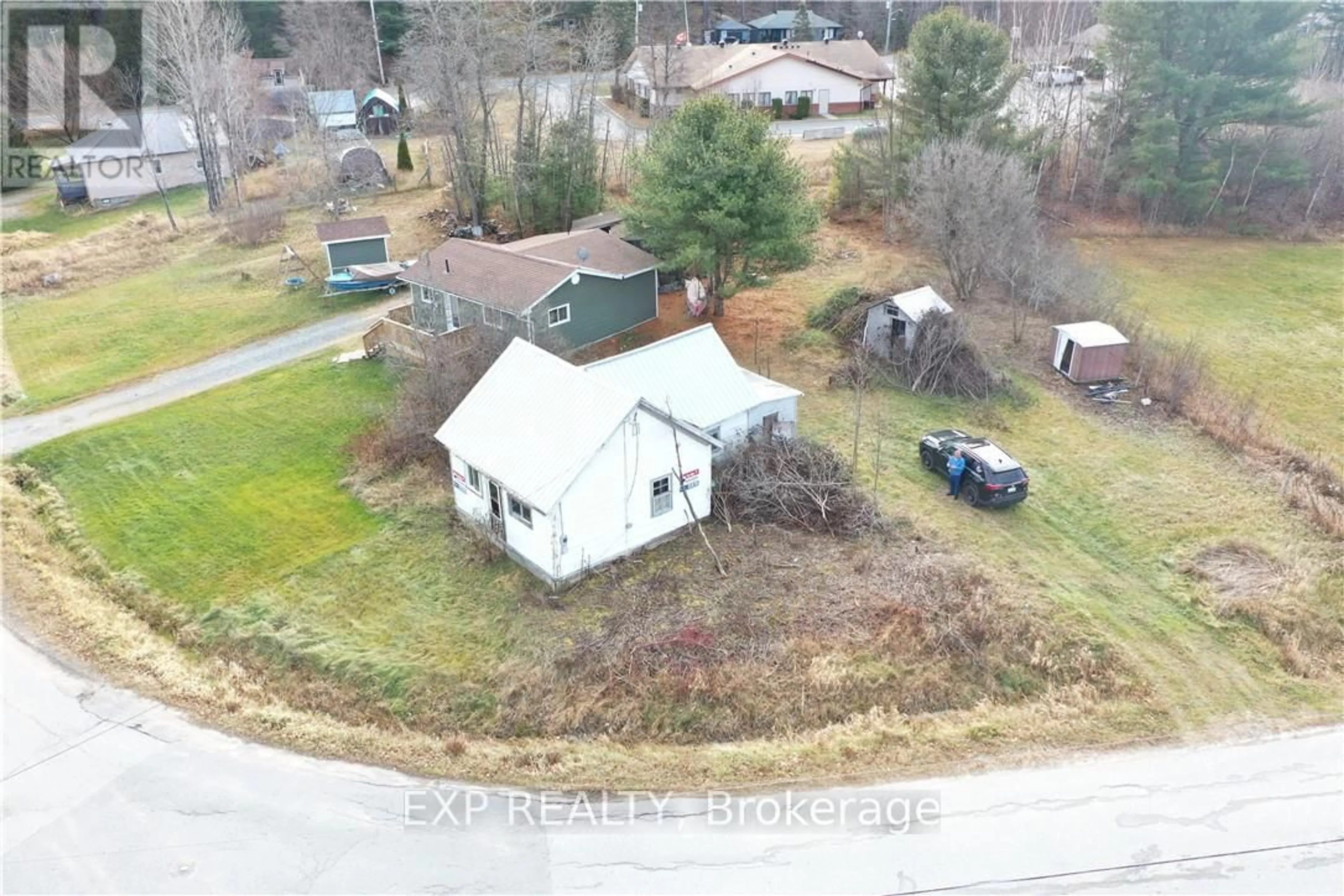 A pic from outside/outdoor area/front of a property/back of a property/a pic from drone, unknown for 1 Doyle St, Spanish Ontario P0P 2A0
