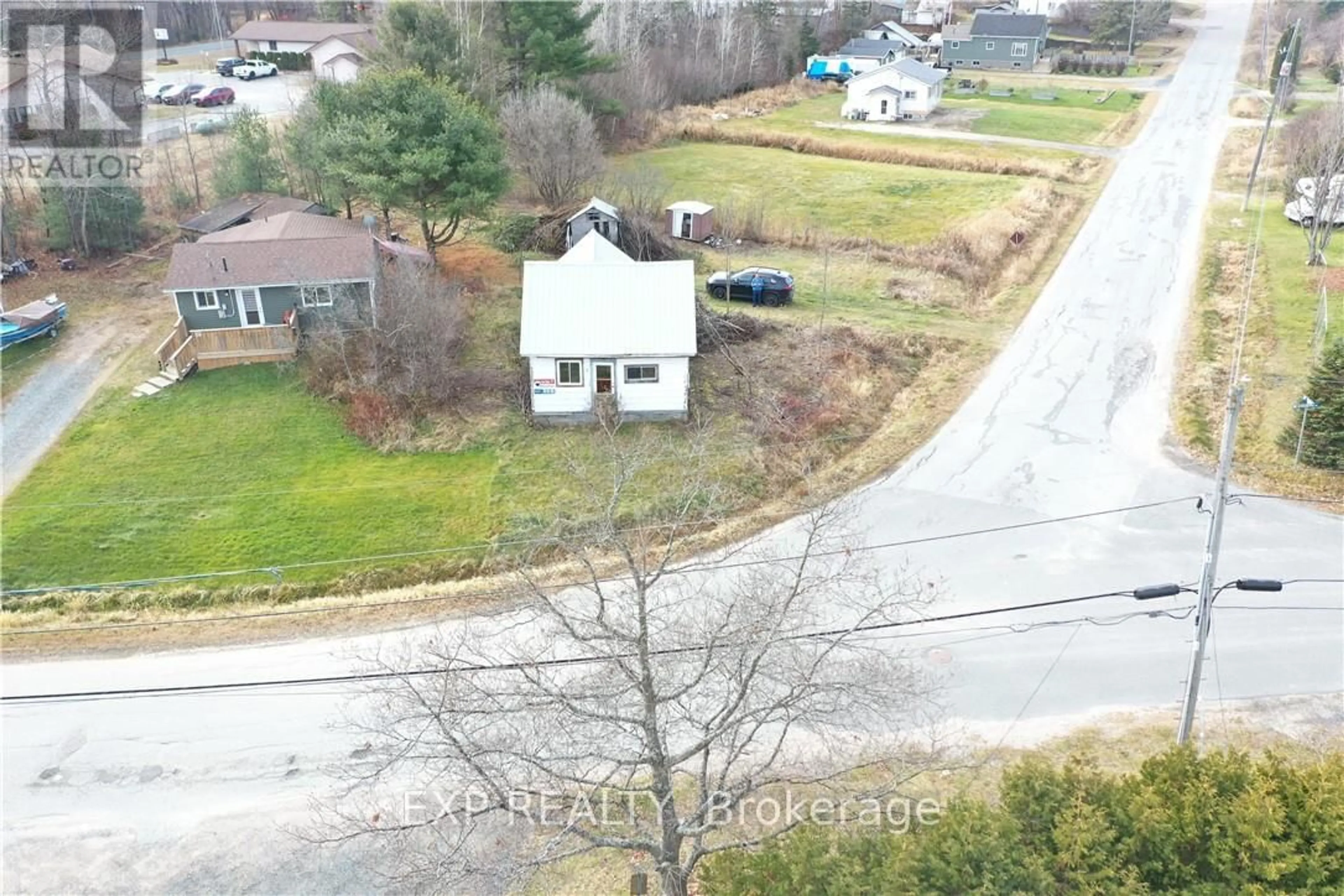 A pic from outside/outdoor area/front of a property/back of a property/a pic from drone, unknown for 1 Doyle St, Spanish Ontario P0P 2A0