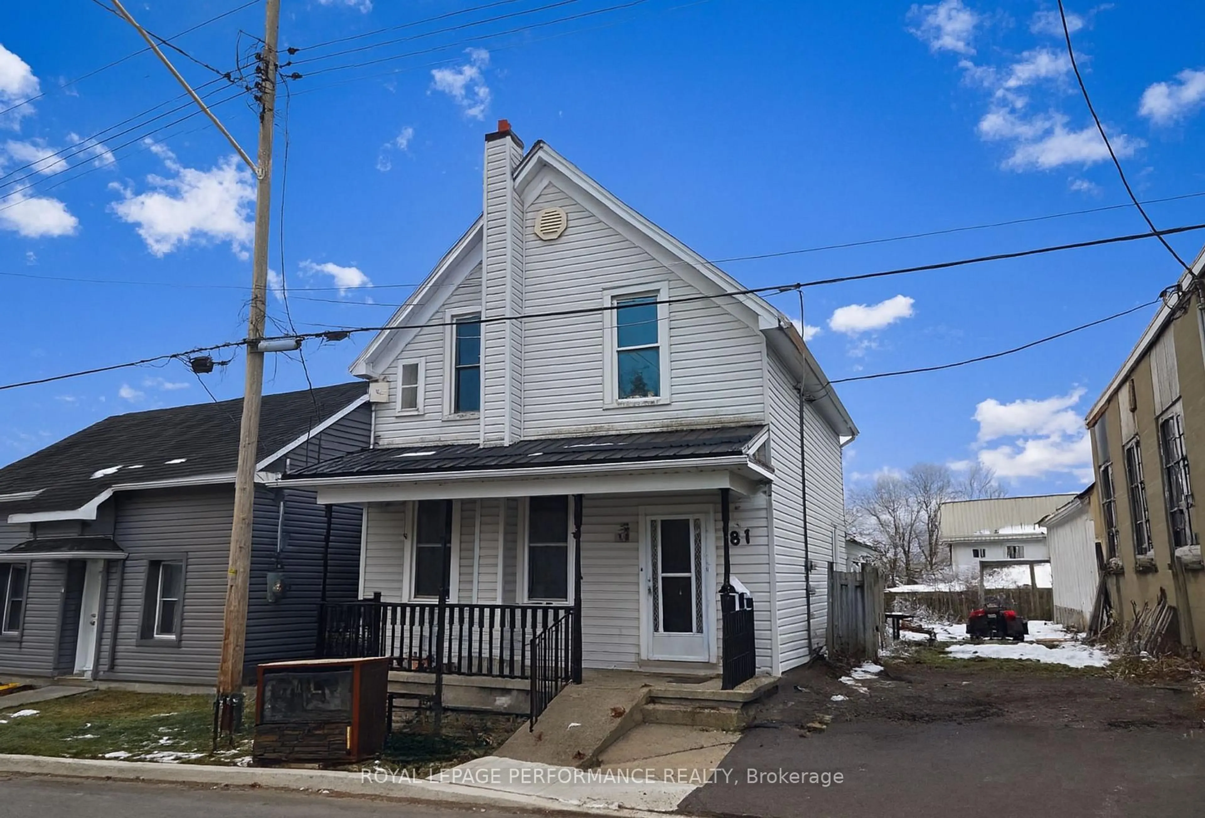 Home with vinyl exterior material, street for 81 Princess St, Almonte Ontario K0A 1A0