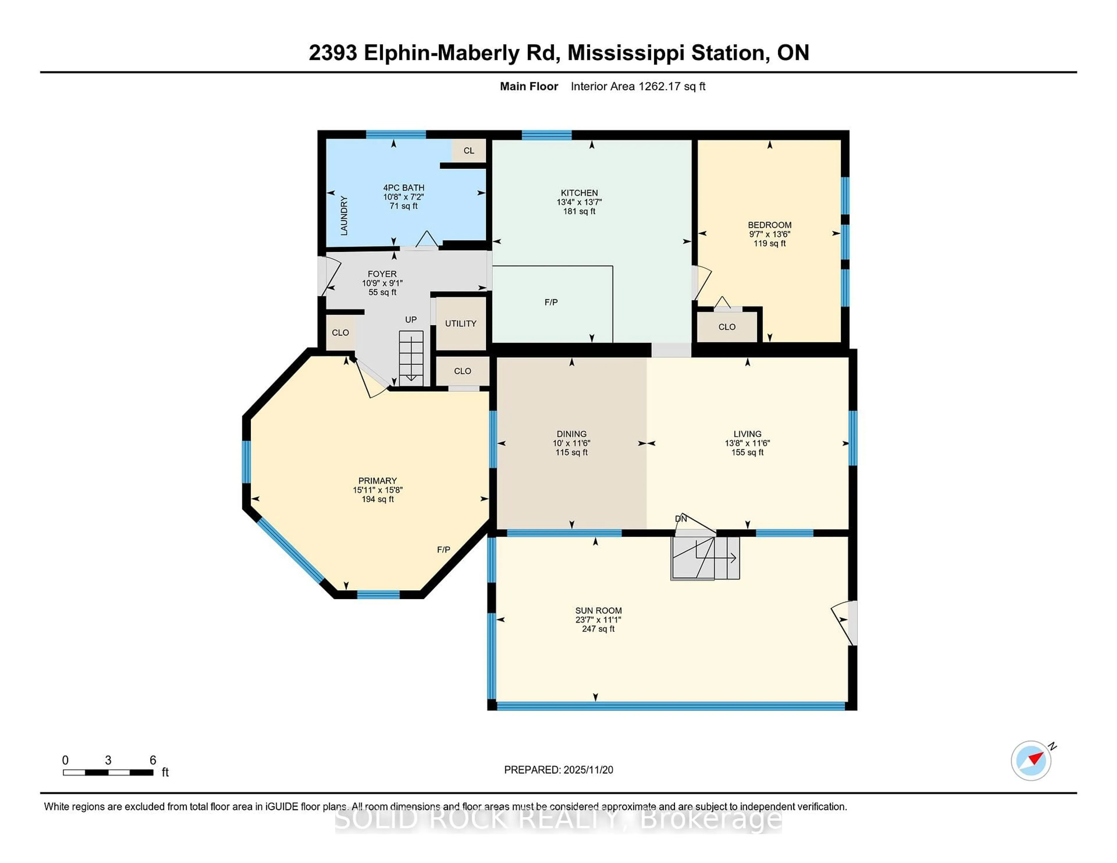 Floor plan for 2393 Elphin Maberly Rd, Mcdonalds Corners Ontario K0G 1M0