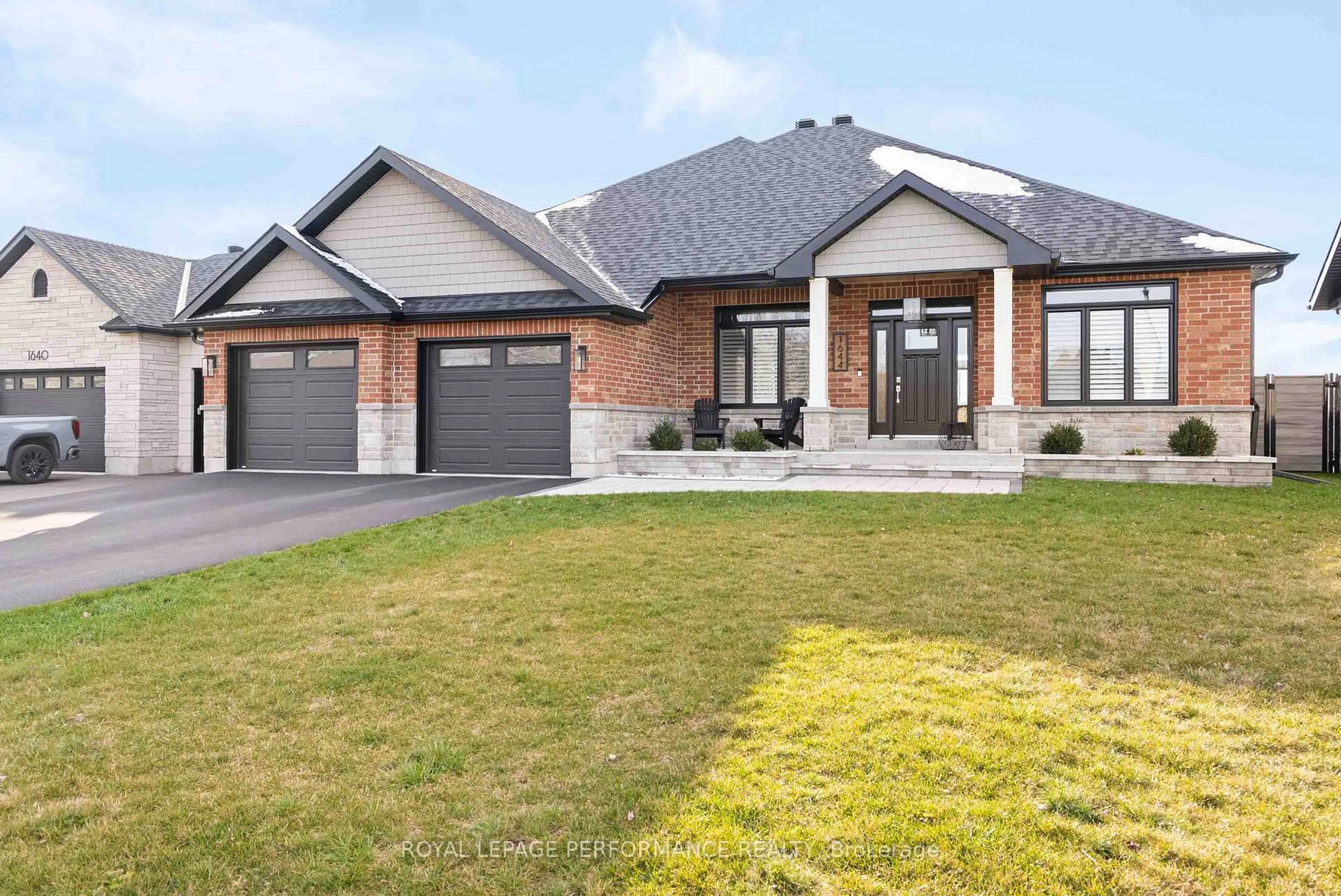 Home with brick exterior material, street for 1644 Sugar Stick Dr, Cornwall Ontario K6J 0B8