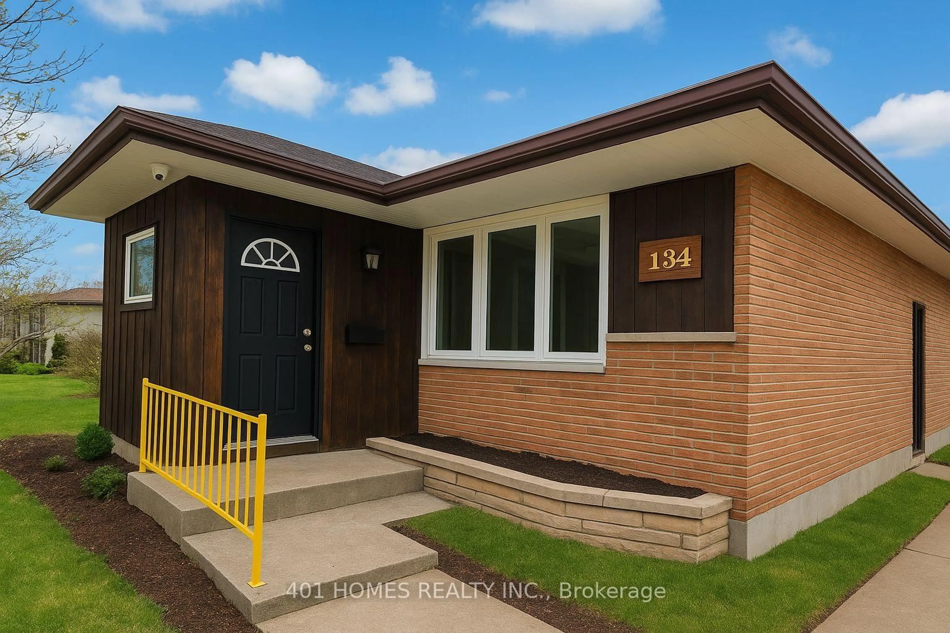 Home with brick exterior material, building for 134 Mark St, London East Ontario N5V 2G9