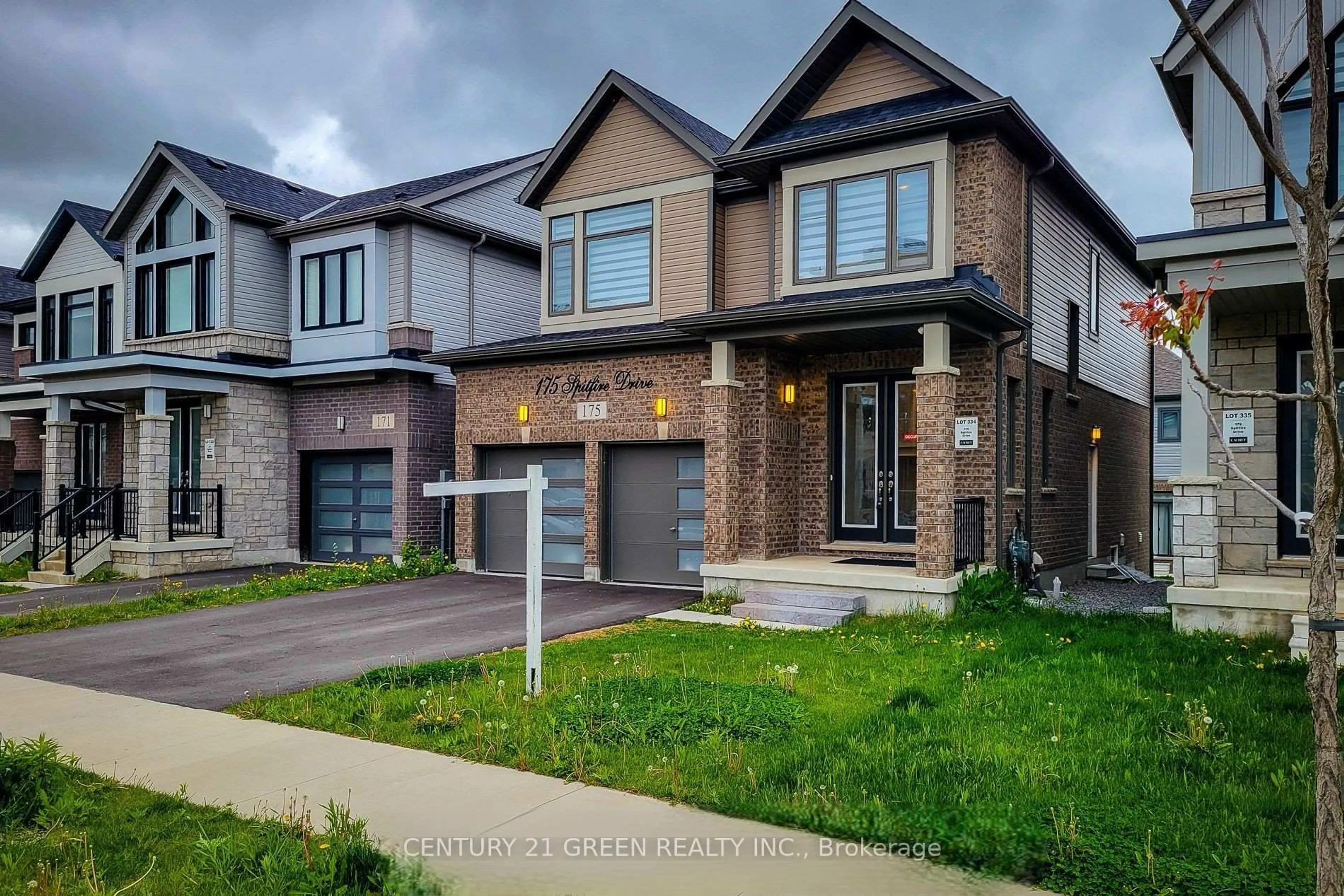 Home with brick exterior material, street for 175 Spitfire Dr, Hamilton Ontario L0R 1W0