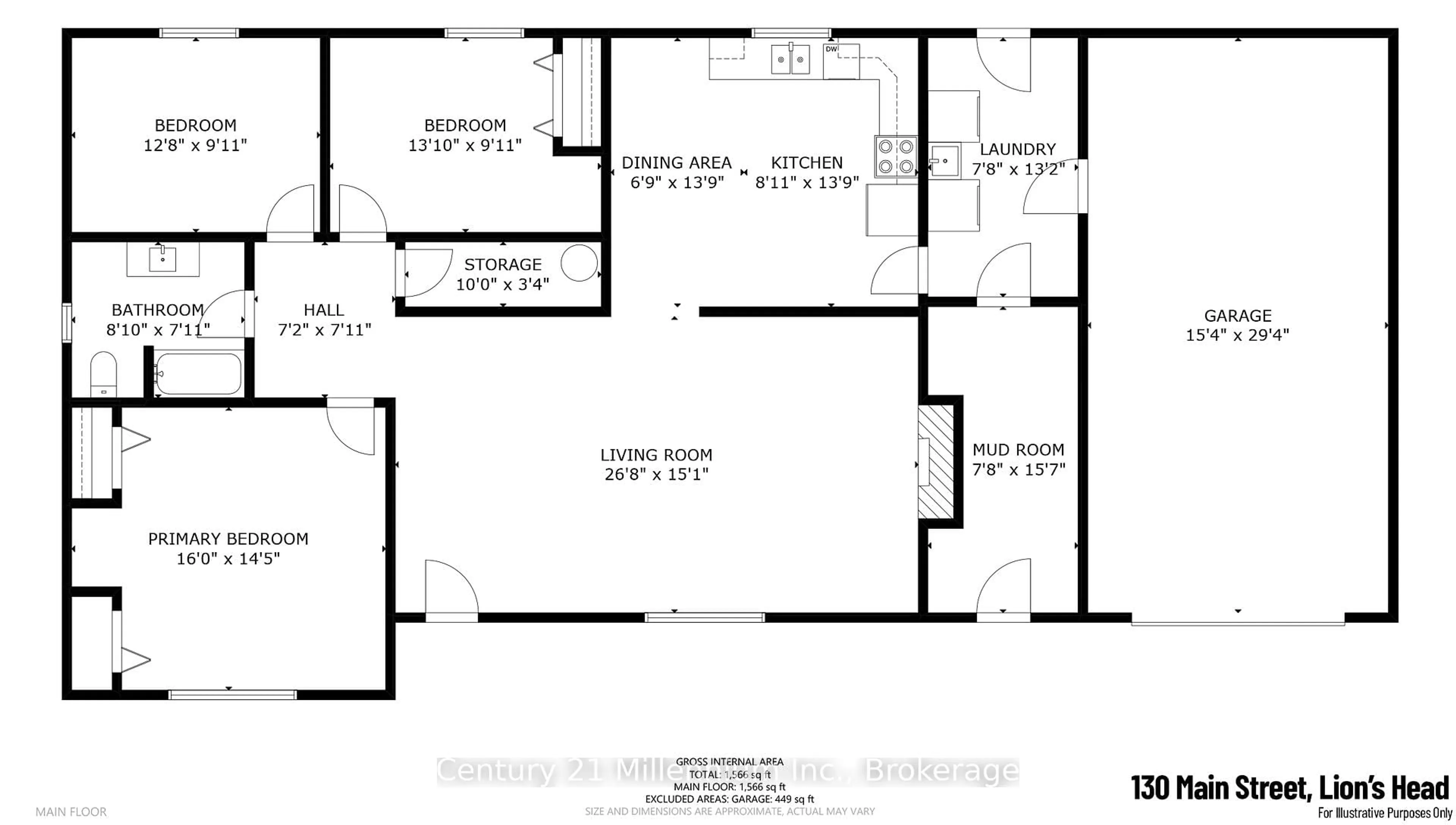 Floor plan for 130 MAIN St, Northern Bruce Peninsula Ontario N0H 1W0
