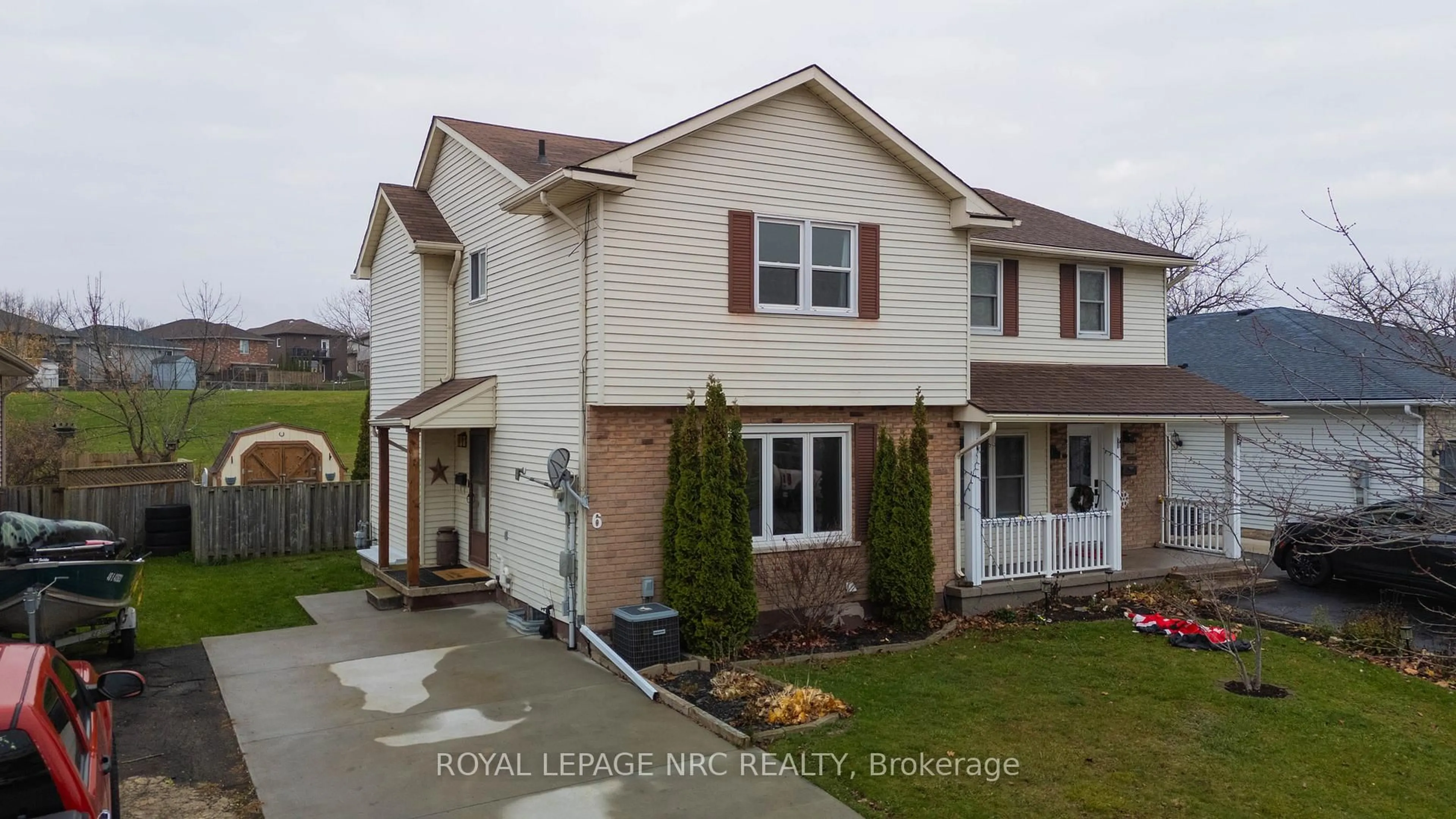 Home with vinyl exterior material, street for 6 APOLLO Dr, Port Colborne Ontario L3K 6B3