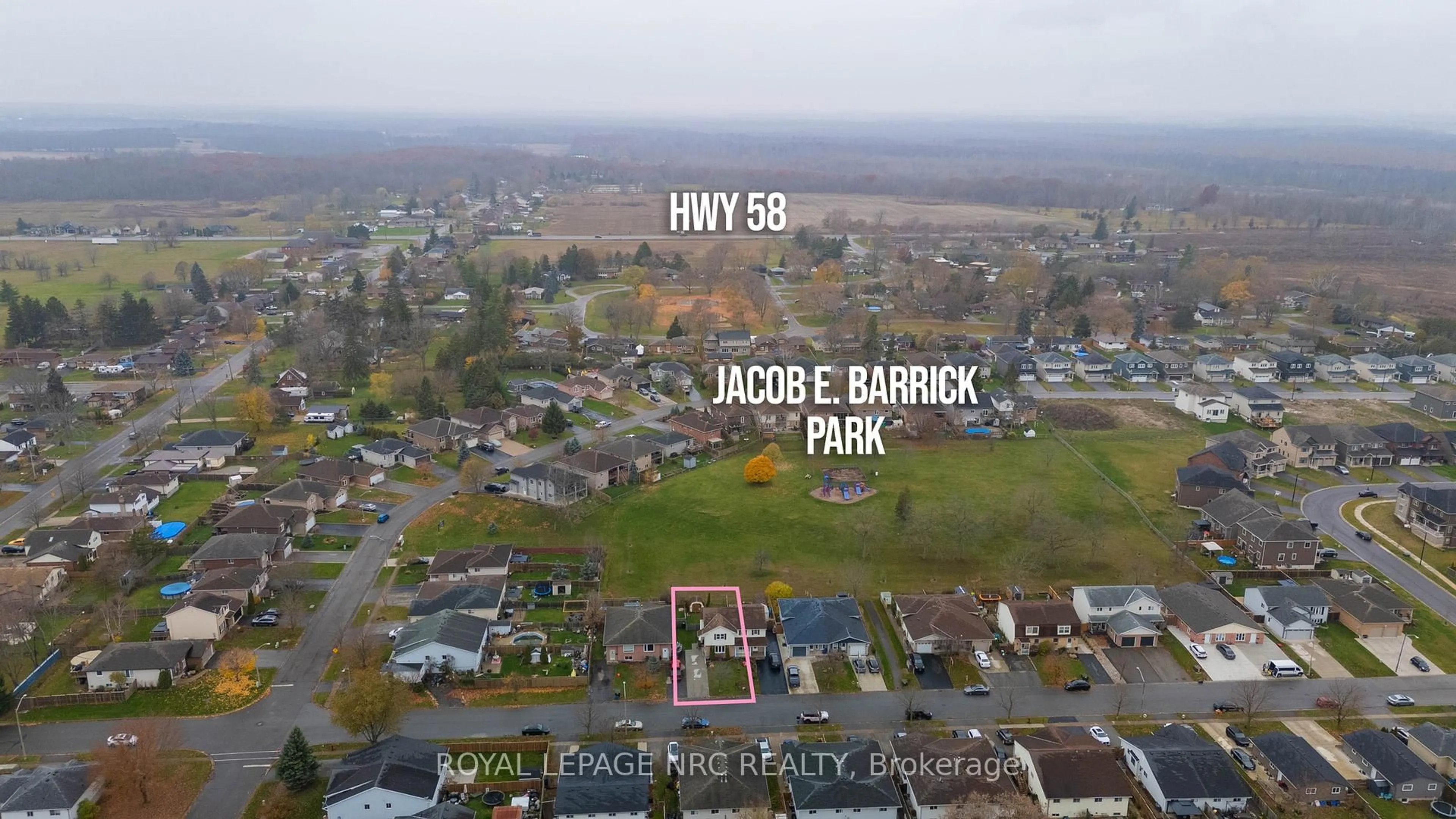 A pic from outside/outdoor area/front of a property/back of a property/a pic from drone, unknown for 6 APOLLO Dr, Port Colborne Ontario L3K 6B3